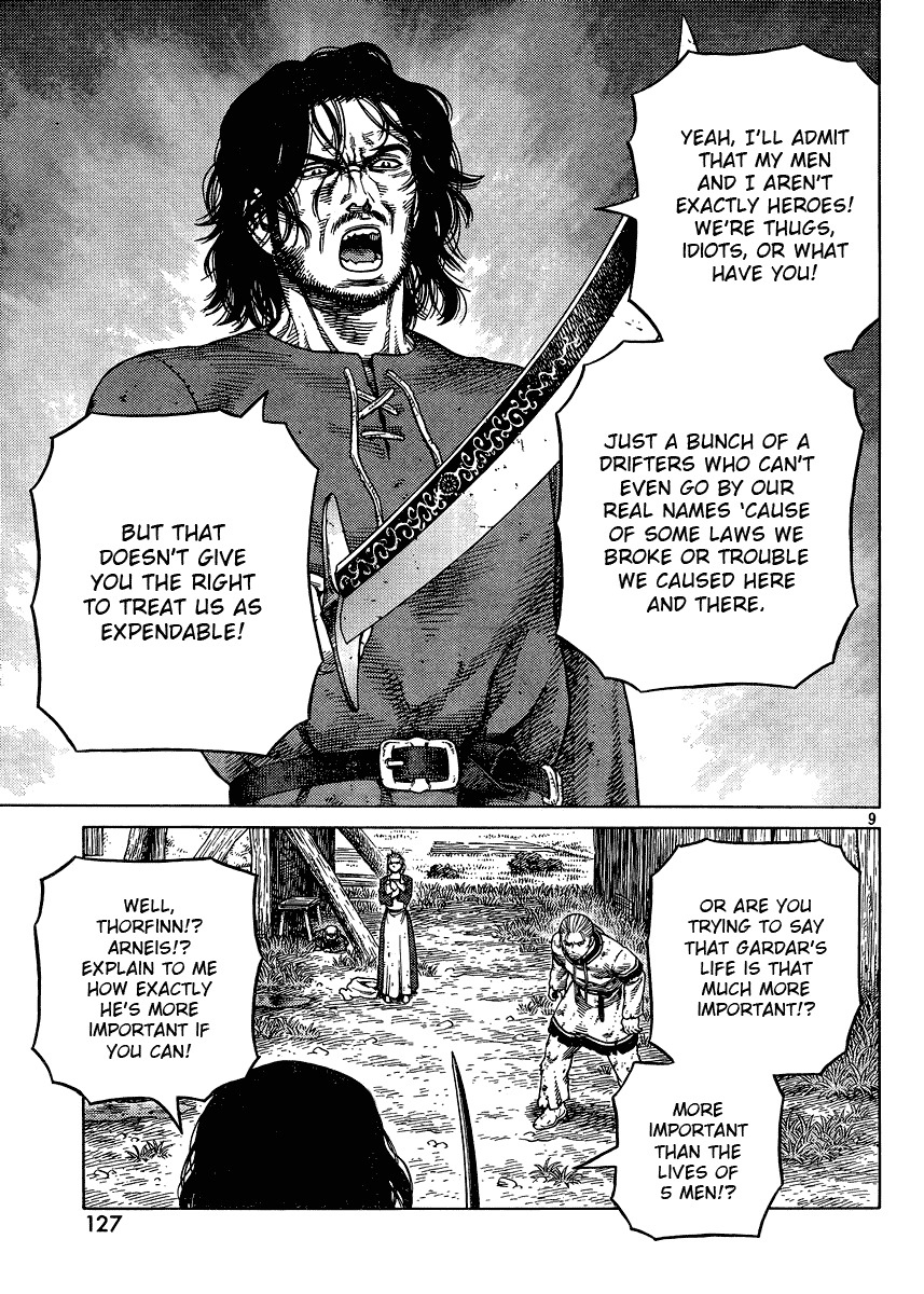 Vinland Saga Chapter 86 page 9 - Chapter 86 : Irretrievable Lives