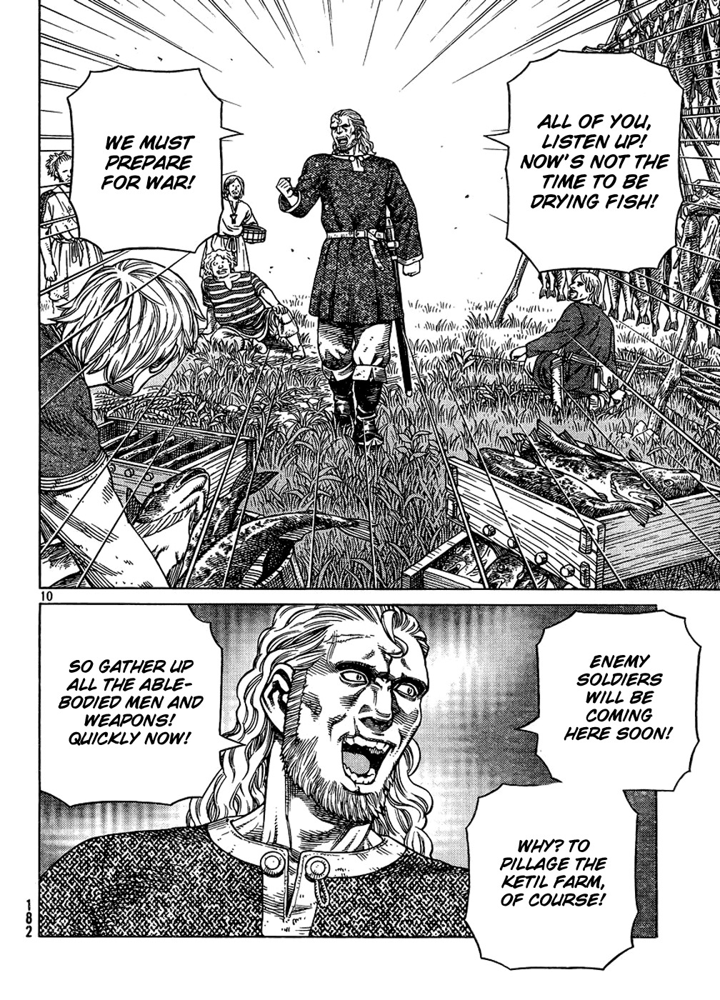 Vinland Saga Chapter 87 page 10 - Chapter 87 : Night Before the Storm