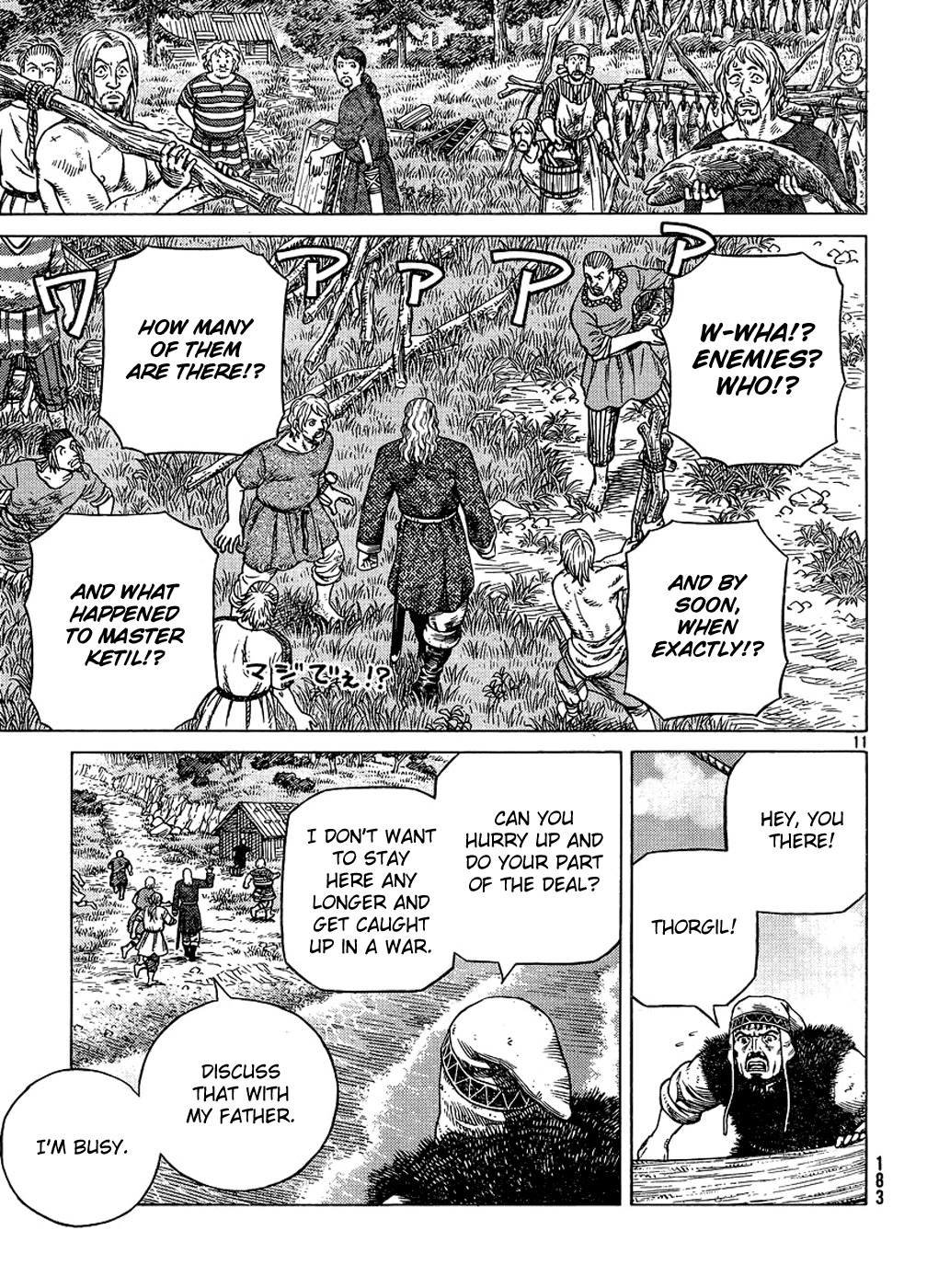 Vinland Saga Chapter 87 page 11 - Chapter 87 : Night Before the Storm
