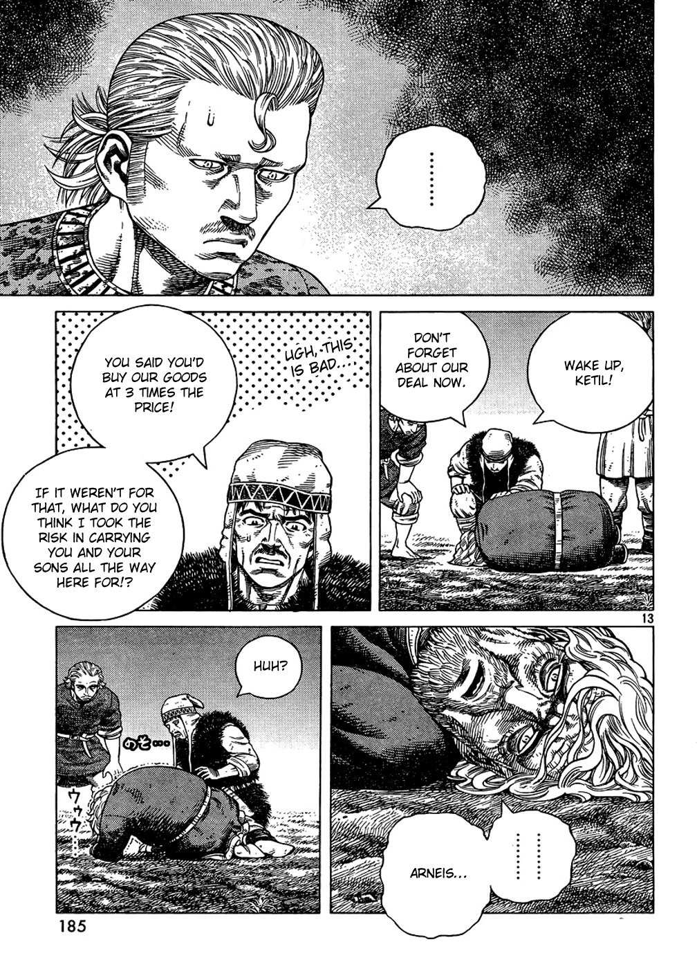 Vinland Saga Chapter 87 page 13 - Chapter 87 : Night Before the Storm