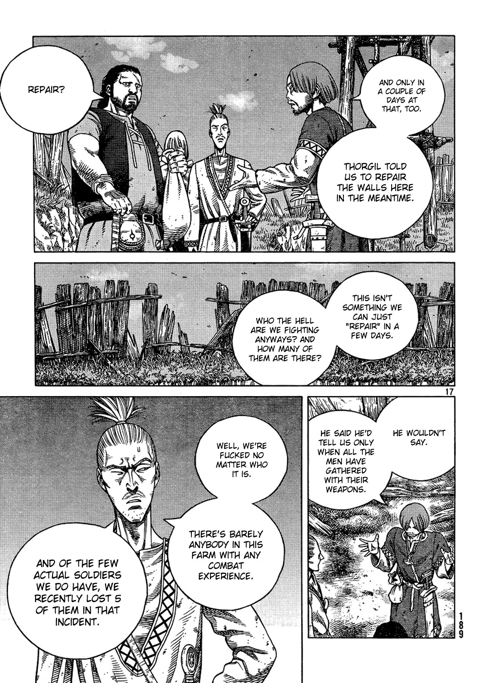 Vinland Saga Chapter 87 page 17 - Chapter 87 : Night Before the Storm