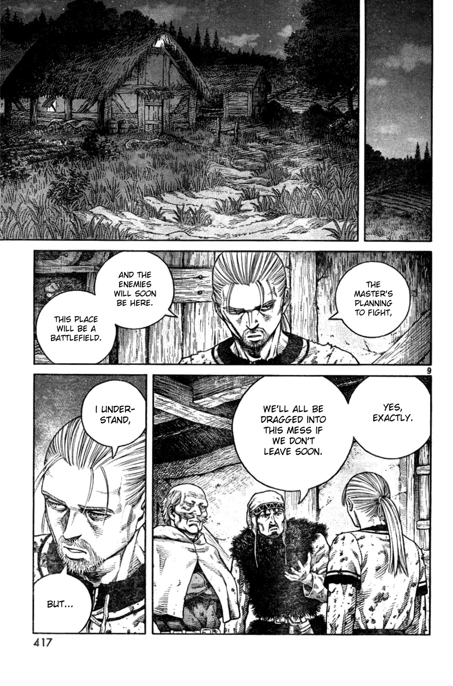 Vinland Saga Chapter 89 page 9 - Chapter 89 : The Night Before Battle