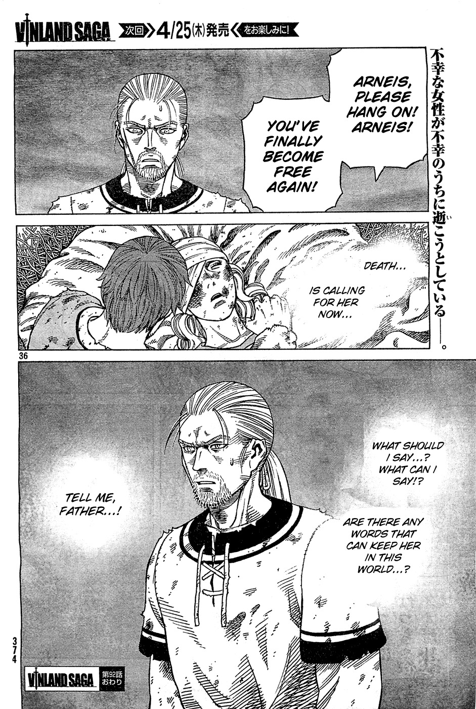 Vinland Saga Chapter 92 page 36 - Chapter 92 : 100 Seconds