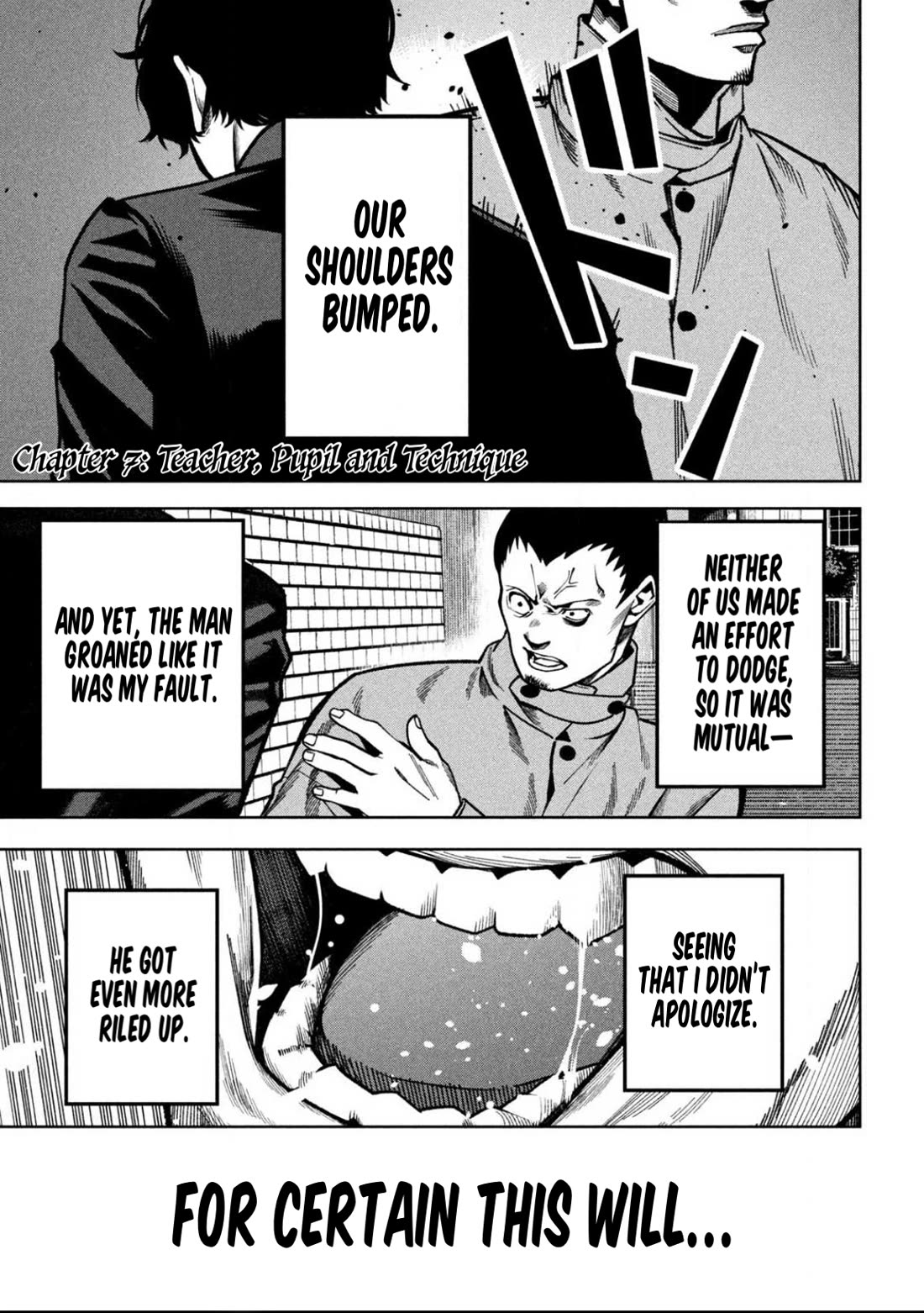 Violence Hurray Chapter 7 page 3 - Chapter 7: Teacher, Pupil and Technique