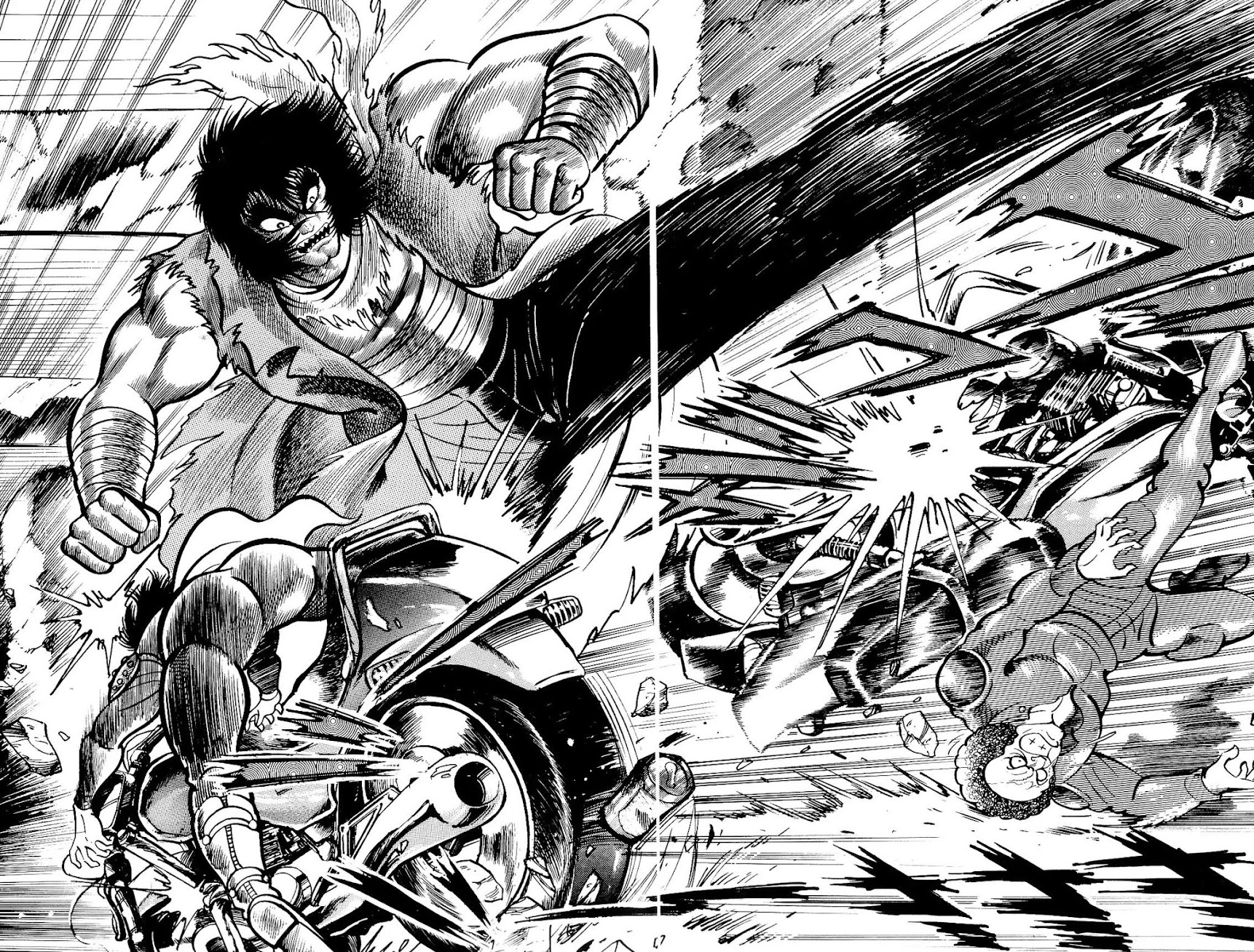 Violence Jack Chapter 4.2-1 page 37 - Vol.4 Chapter 2.1: The Hell Towns of Kanto (1)