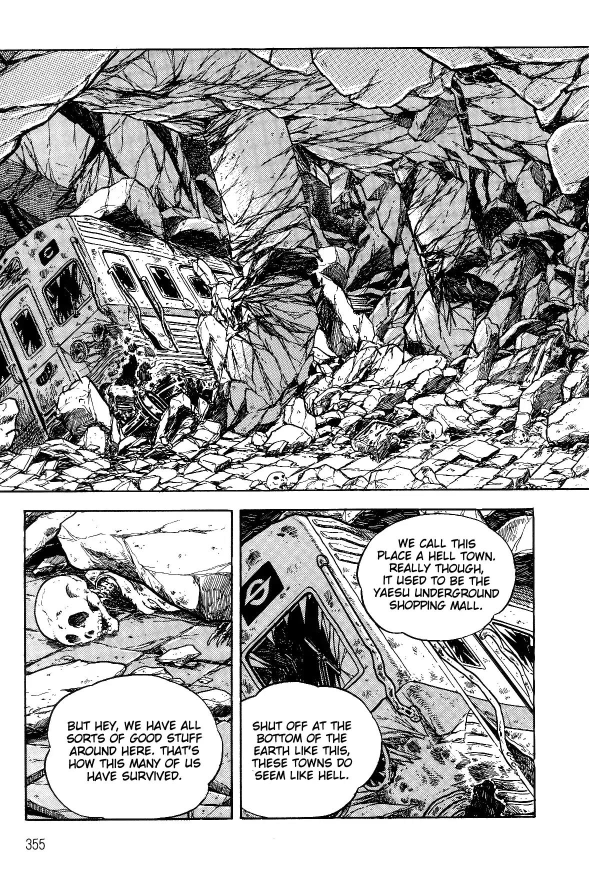 Violence Jack Chapter 4.2-1 page 55 - Vol.4 Chapter 2.1: The Hell Towns of Kanto (1)
