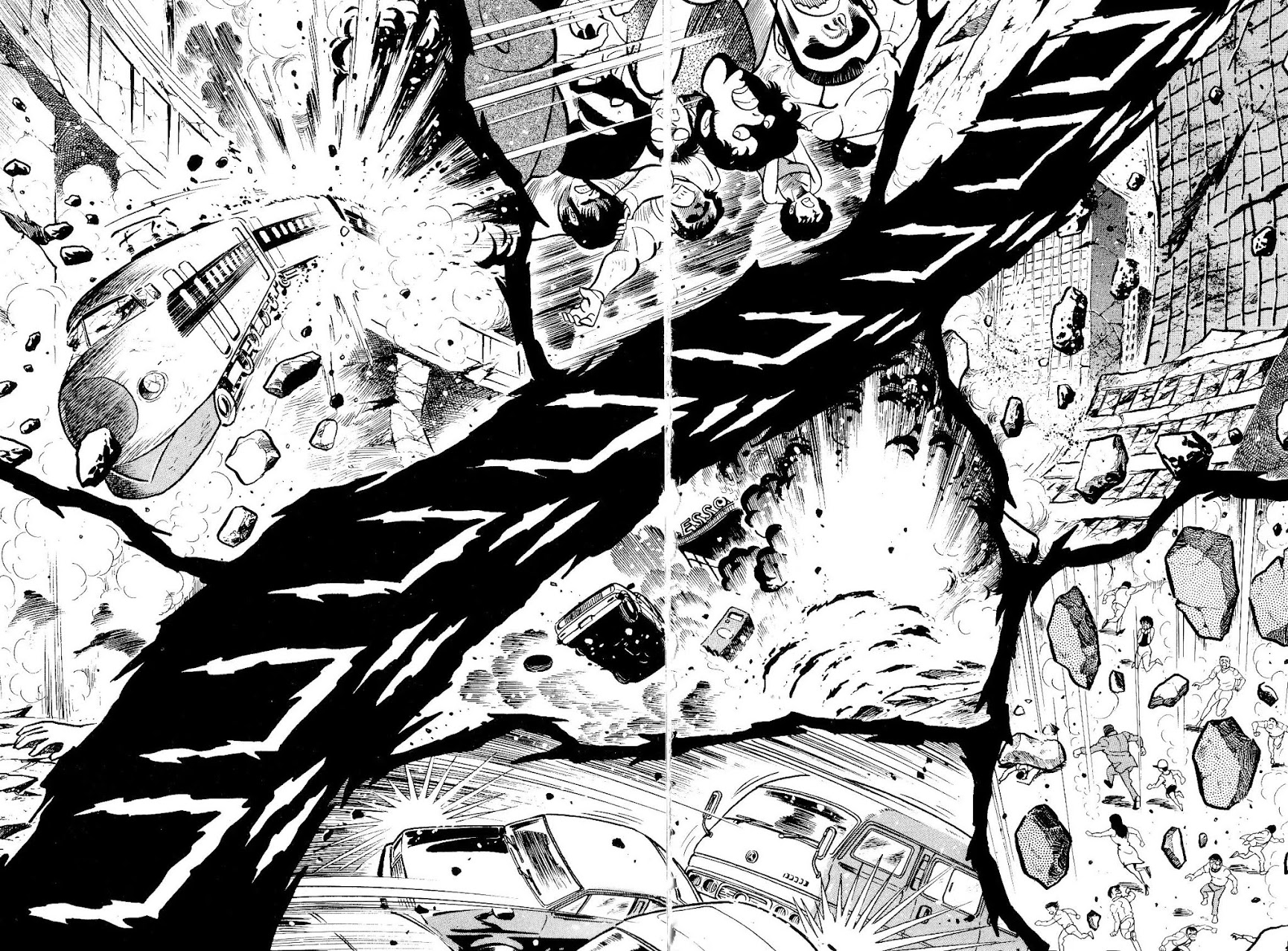 Violence Jack Chapter 4.2-1 page 74 - Vol.4 Chapter 2.1: The Hell Towns of Kanto (1)