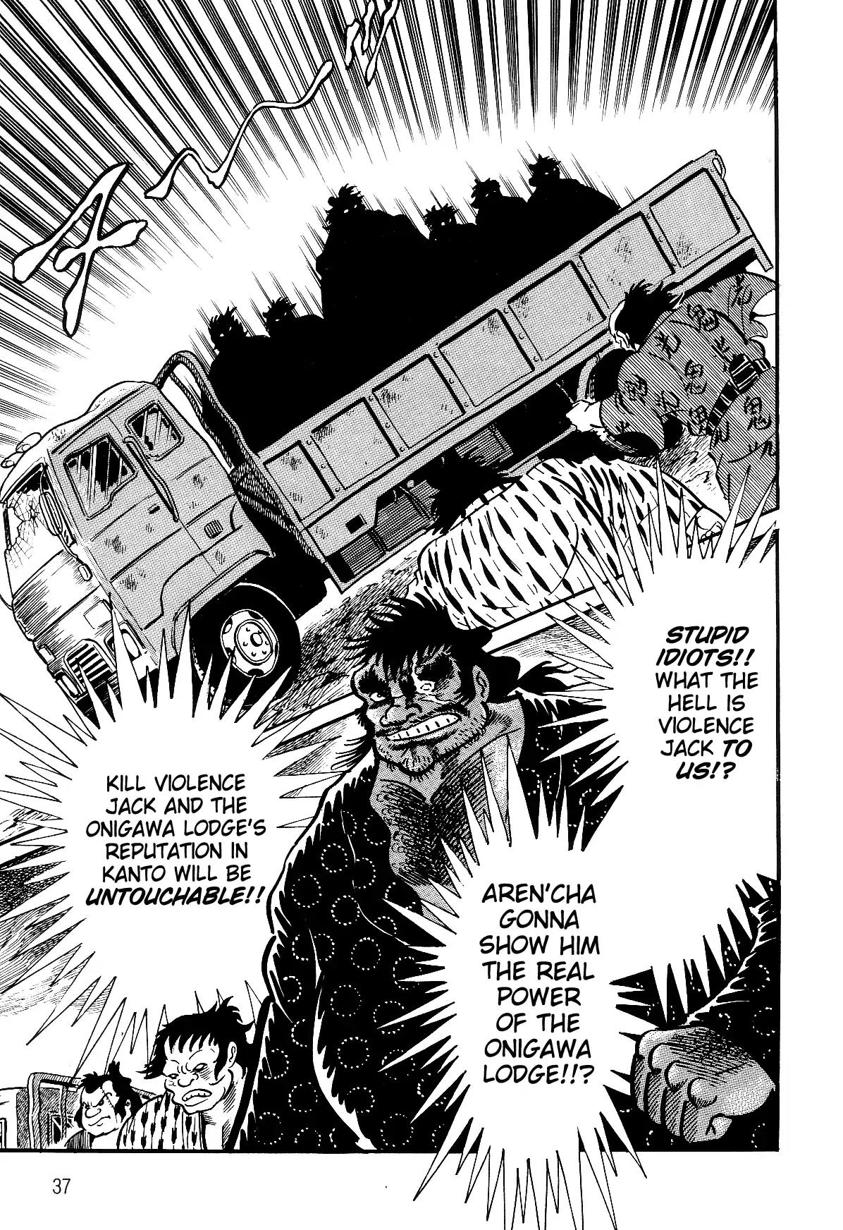 Violence Jack Chapter 6.1 page 38 - Vol.6 Chapter 1: The Sumo Devils of Kanto (2)