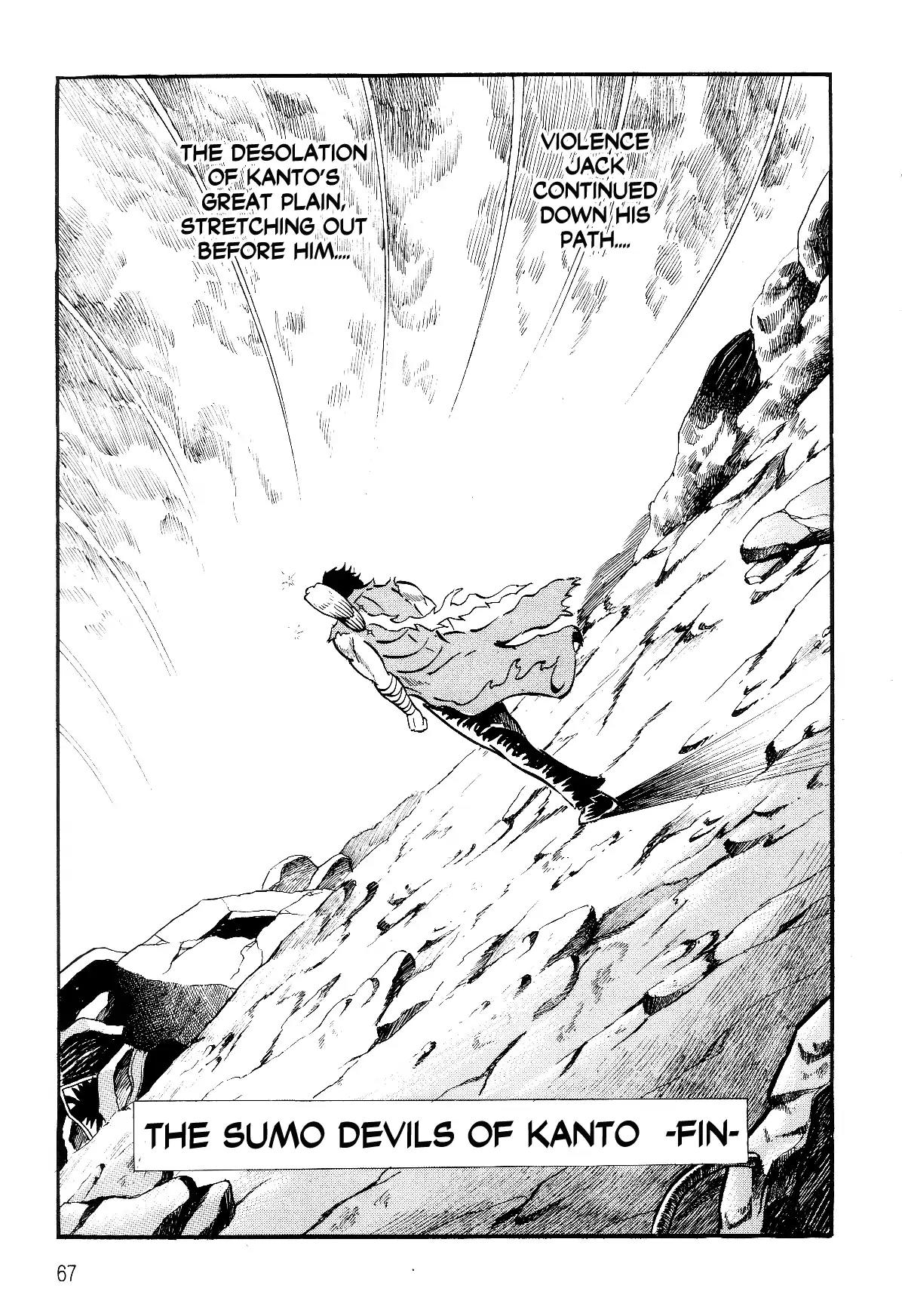 Violence Jack Chapter 6.1 page 68 - Vol.6 Chapter 1: The Sumo Devils of Kanto (2)