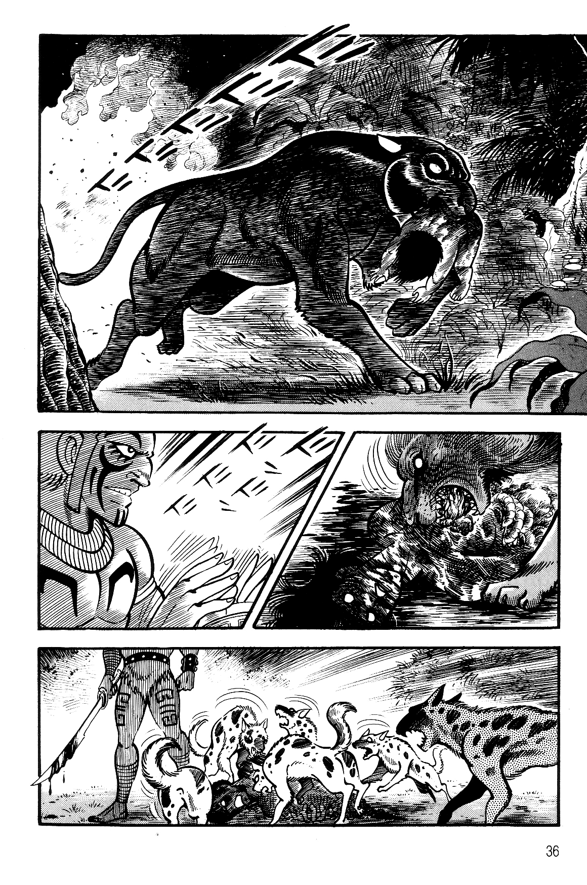 Violence Jack Chapter 7.1-1 page 35 - Vol.7 Chapter 1.1: Arc 11: The King of Beasts [2]