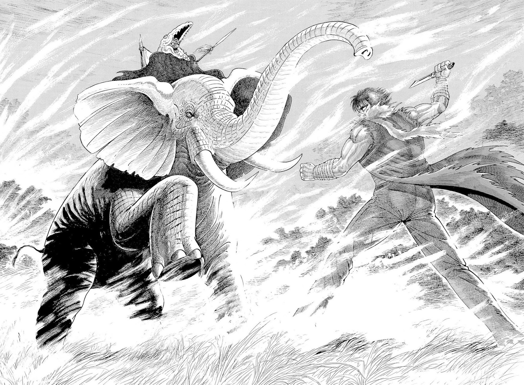 Violence Jack Chapter 7.1-2 page 48 - Vol.7 Chapter 1.2: Arc 11: The King of Beasts [2]
