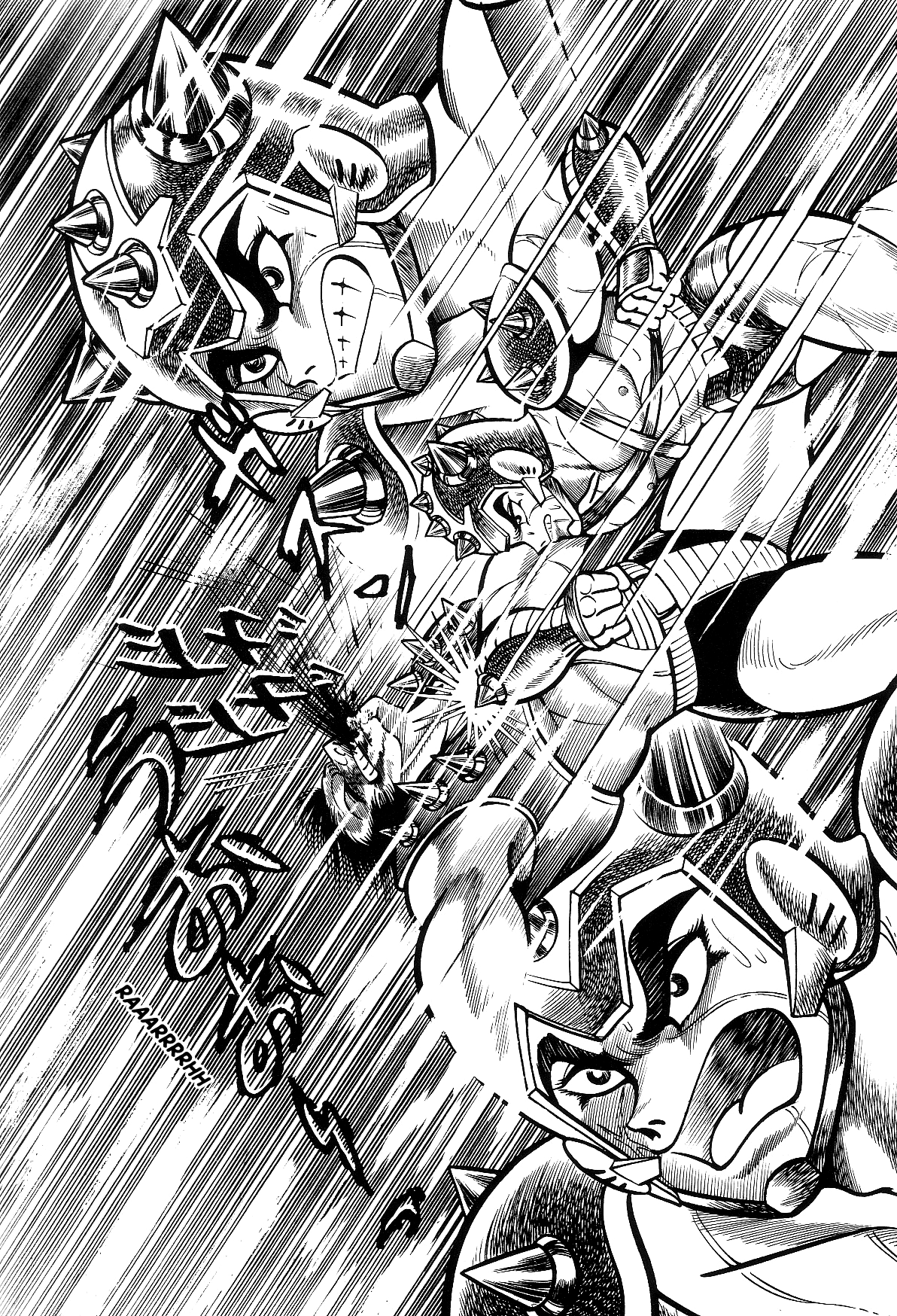 Violence Jack Chapter 7.2-1 page 14 - Vol.7 Chapter 2.1: Arc 12: The Hyper Grapple