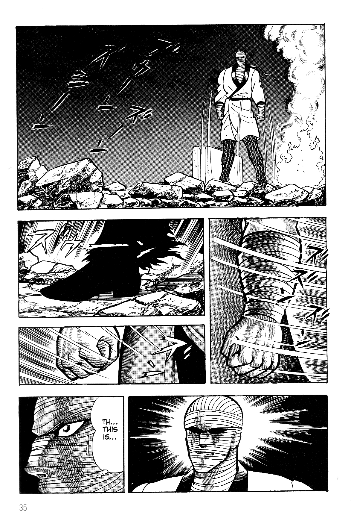 Violence Jack Chapter 8.1-1 page 34 - Vol.8 Chapter 1.1: Arc 12: The Hyper Grapple [2]