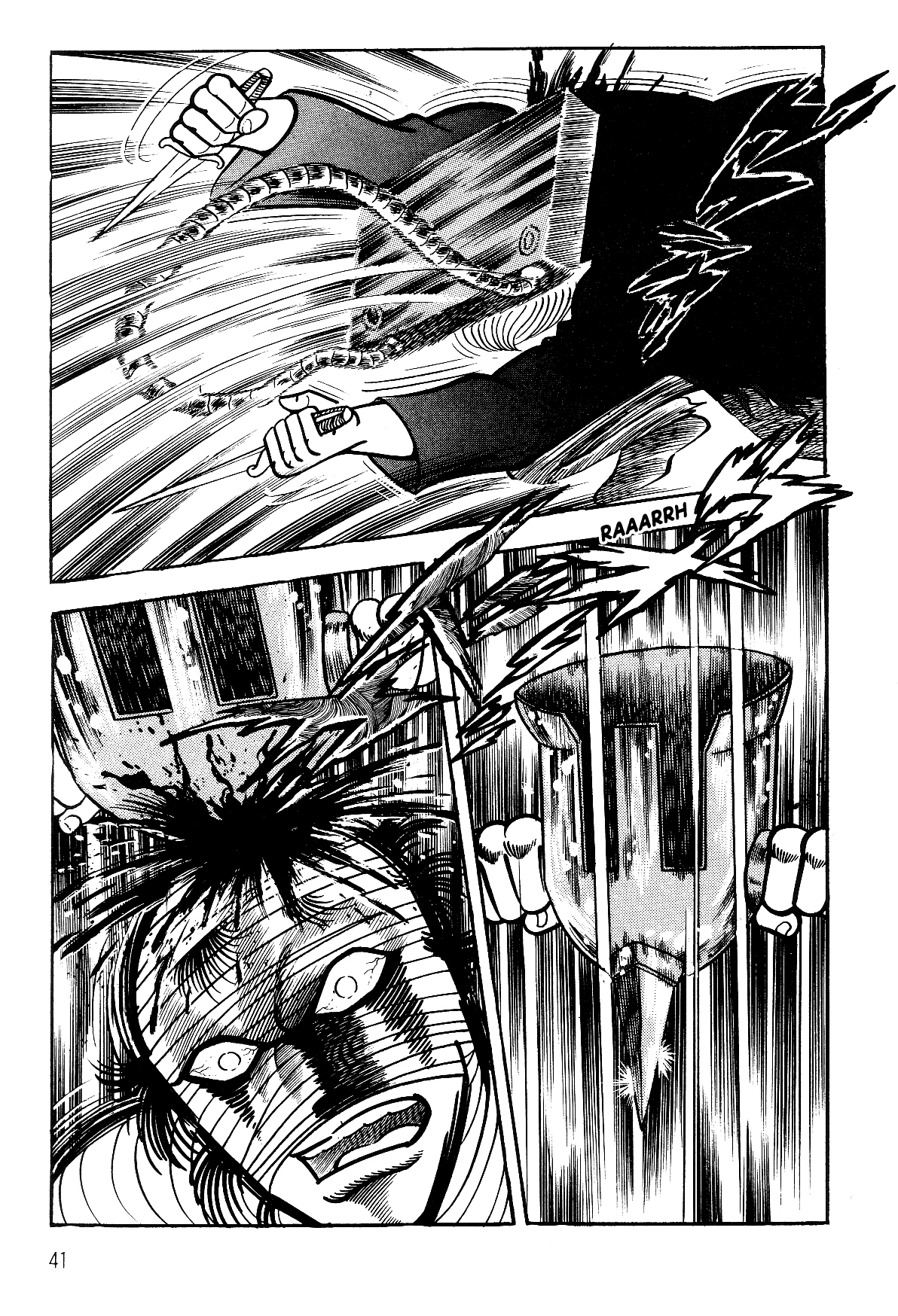 Violence Jack Chapter 8.1-1 page 39 - Vol.8 Chapter 1.1: Arc 12: The Hyper Grapple [2]