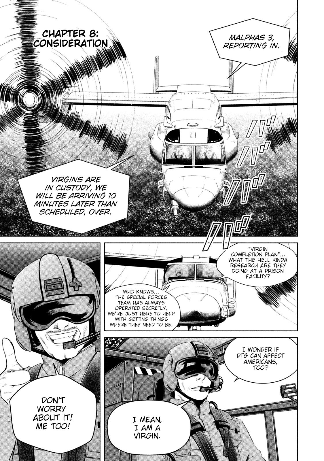 Virgin Extinction Island Chapter 8 page 1 - Chapter 8: Consideration