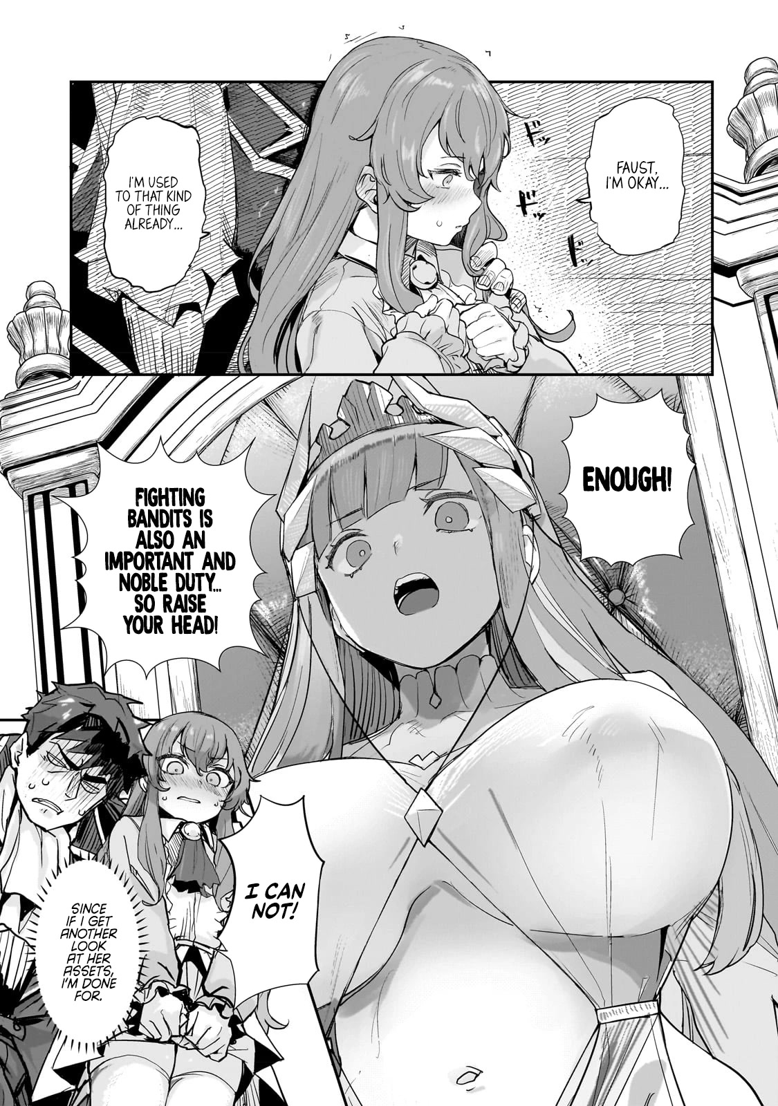 Virgin Knight who is the Frontier Lord in the Gender Switched World Chapter 1 page 14 - Chapter 1: My Dick Hurts