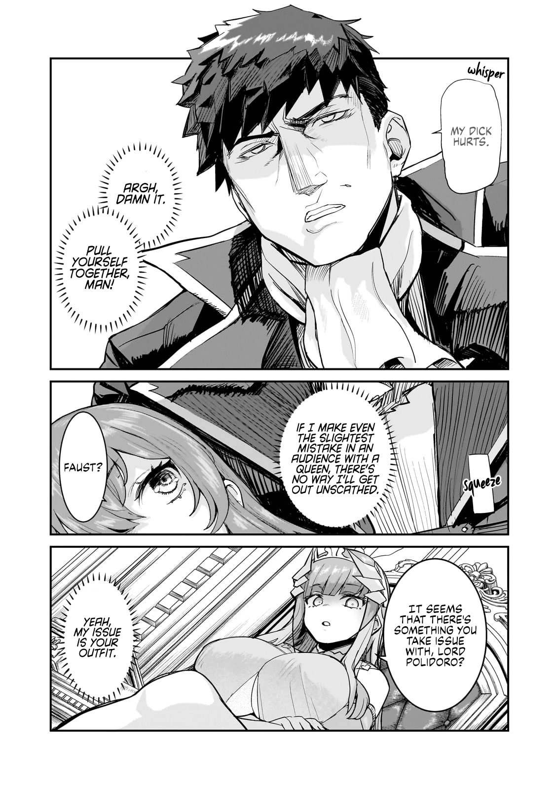 Virgin Knight who is the Frontier Lord in the Gender Switched World Chapter 1 page 8 - Chapter 1: My Dick Hurts