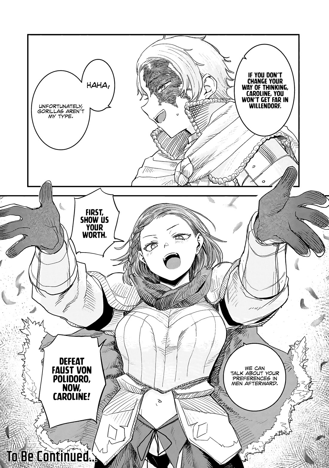 Virgin Knight who is the Frontier Lord in the Gender Switched World Chapter 10.1 page 15 - Chapter 10.1: Caroline Von Bozel (1)