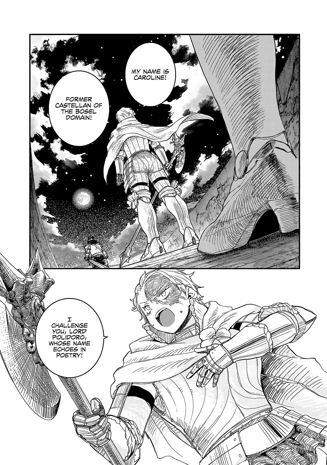 Virgin Knight who is the Frontier Lord in the Gender Switched World Chapter 10.2 page 4 - Chapter 10.2: Caroline Von Bozel (2)
