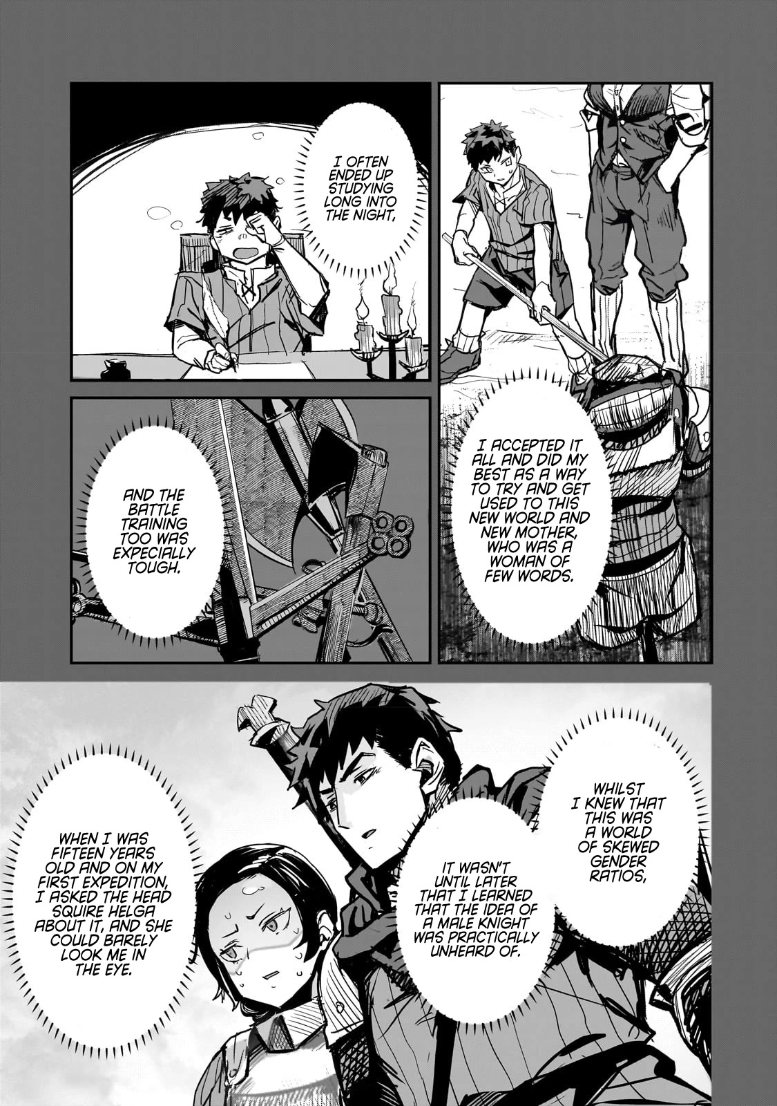 Virgin Knight who is the Frontier Lord in the Gender Switched World Chapter 2 page 5 - Chapter 2: Lady Astarte