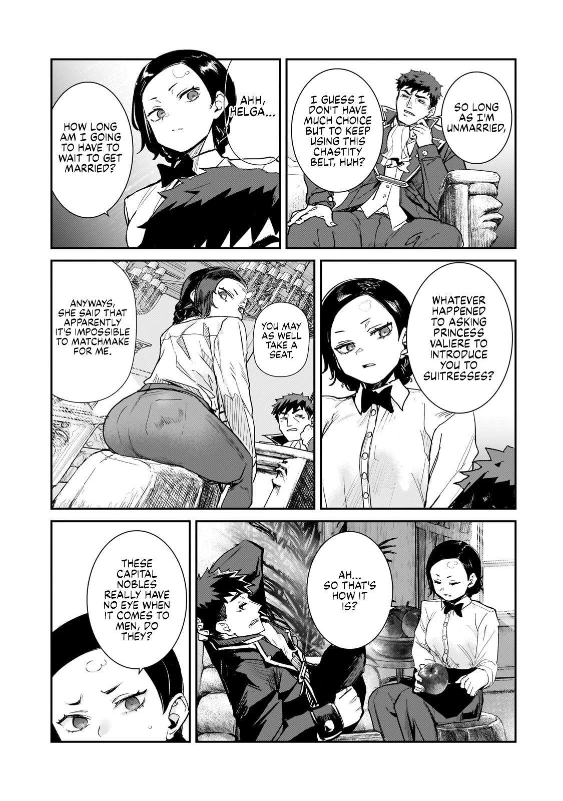 Virgin Knight who is the Frontier Lord in the Gender Switched World Chapter 3.1 page 13 - Chapter 3.1: Totally Unpopular