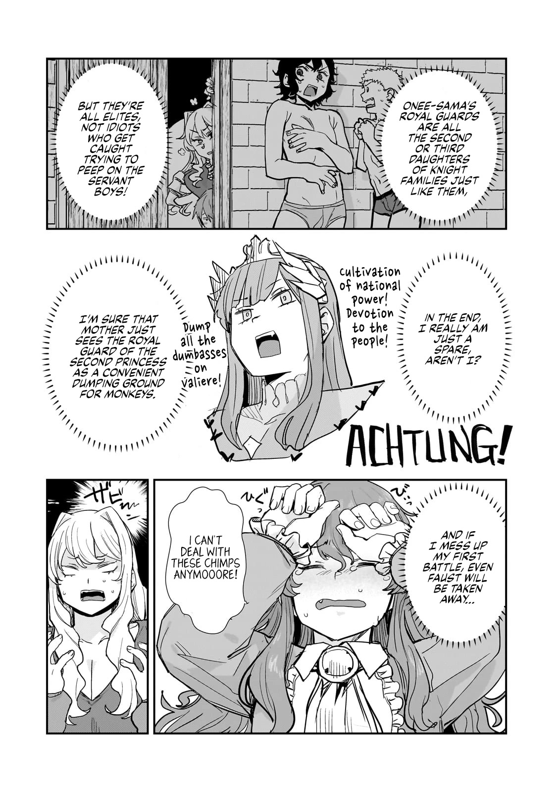 Virgin Knight who is the Frontier Lord in the Gender Switched World Chapter 3.2 page 8 - Chapter 3.2: Totally Unpopular