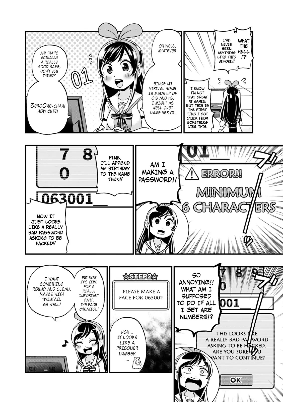 Virtual YouTuber Kizuna AI Official Comic Anthology Chapter 1 page 6 - Chapter 1: Making Friends