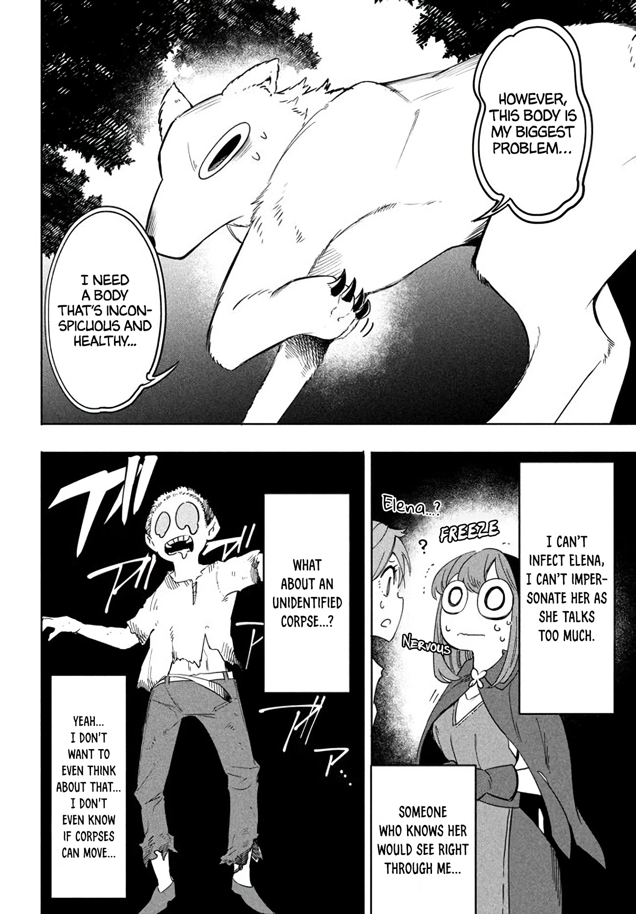 Virus Tensei kara Isekai Kansen Monogatari Chapter 3.2 page 6 - Chapter 3.2: Encounter and Objective (2)