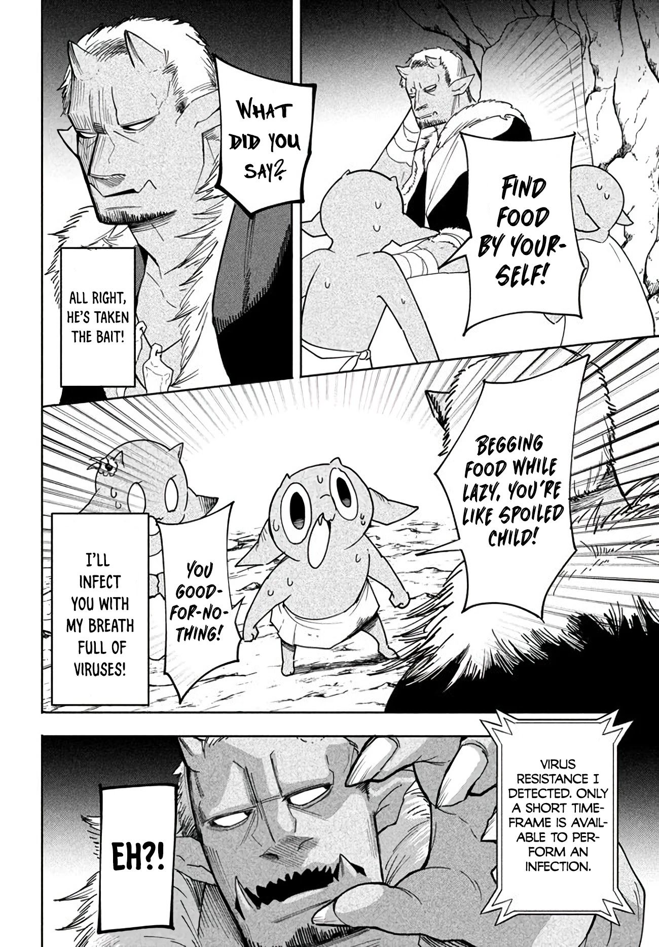 Virus Tensei kara Isekai Kansen Monogatari Chapter 4.1 page 14 - Chapter 4.1: The Goblin Nest (1)