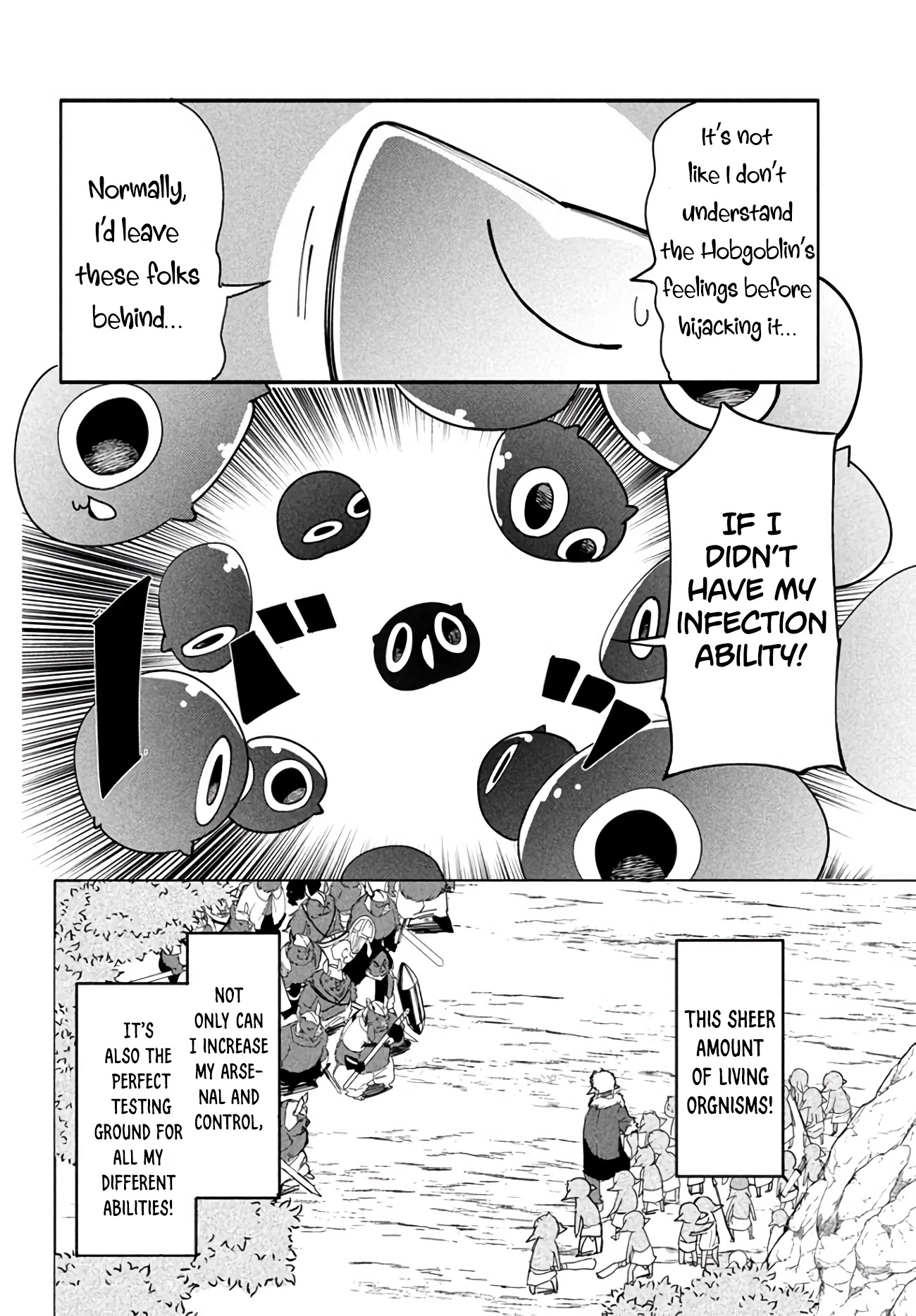 Virus Tensei kara Isekai Kansen Monogatari Chapter 4.2 page 8 - Chapter 4.2: The Goblin Nest (2)