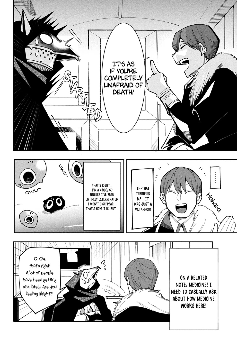 Virus Tensei kara Isekai Kansen Monogatari Chapter 6.2 page 3 - Chapter 6.2: The Virus Sets Off (2)