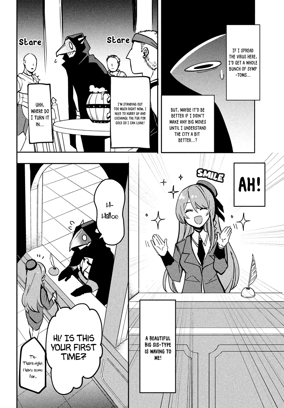 Virus Tensei kara Isekai Kansen Monogatari Chapter 7.1 page 6 - Chapter 7.1