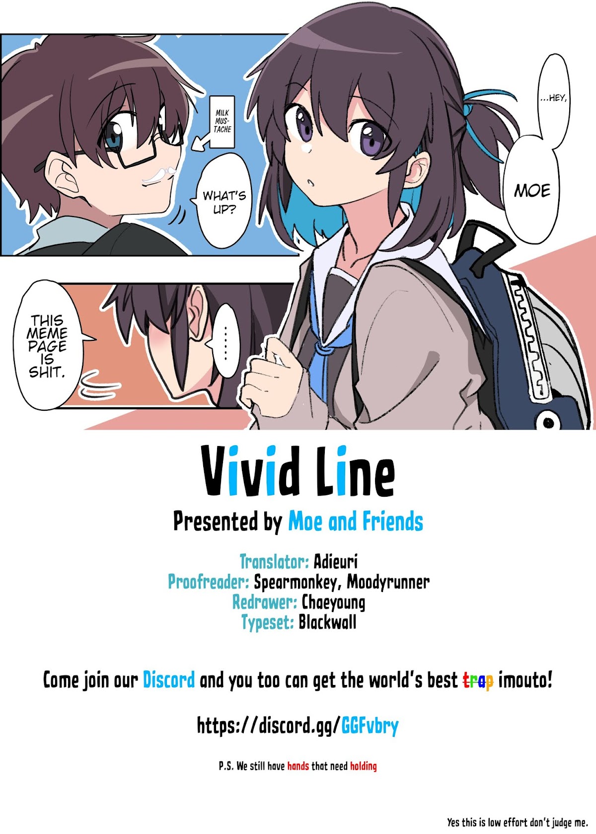 Vivid Line Chapter 4 page 5 - Chapter 4: The Little Sister Who Is Becoming Agonizingly Conscious About Her Brother