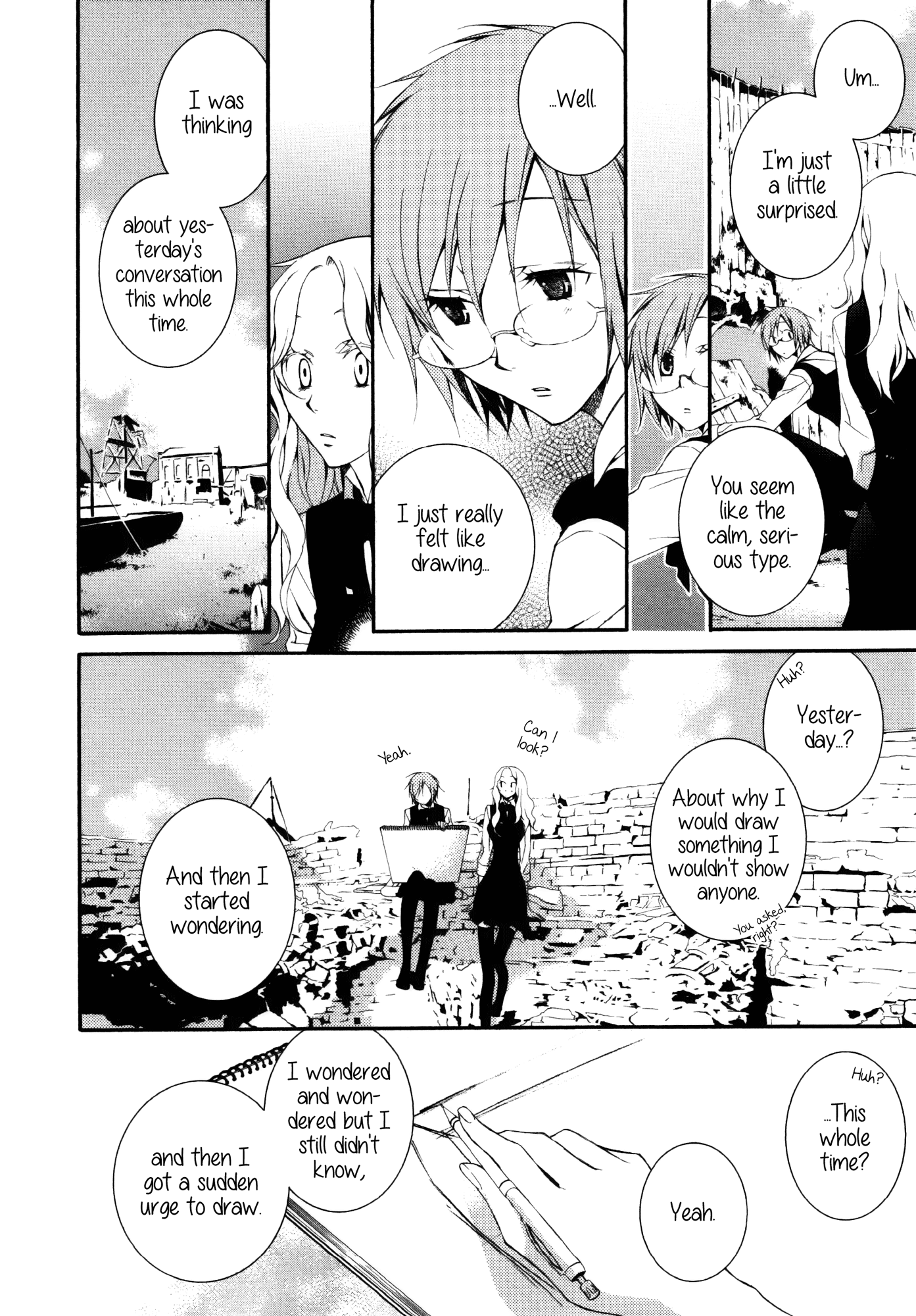 Voice of Her Fingertips Chapter 0.2 page 12 - Chapter 0 v2 : [Oneshot]