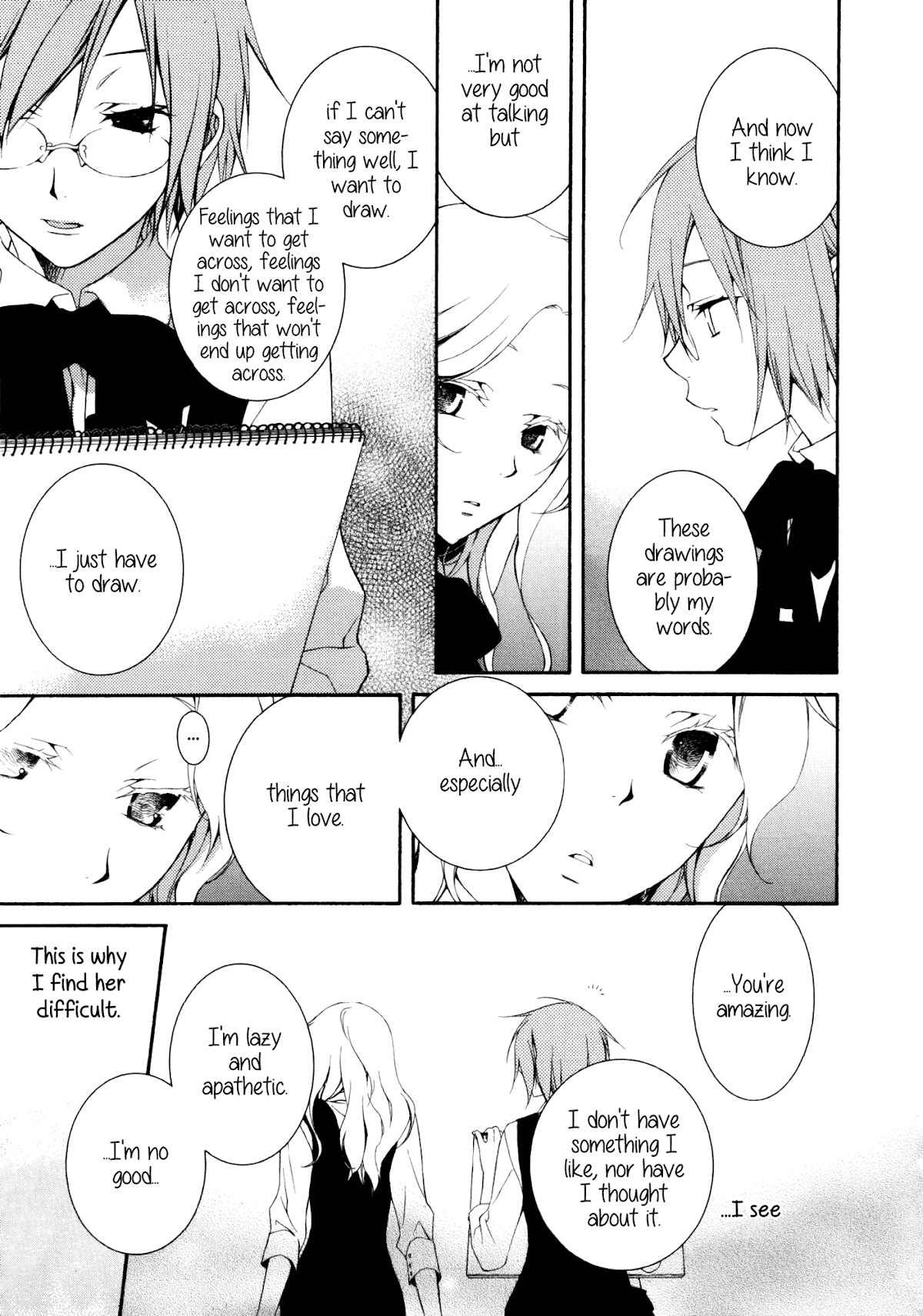 Voice of Her Fingertips Chapter 0.2 page 13 - Chapter 0 v2 : [Oneshot]