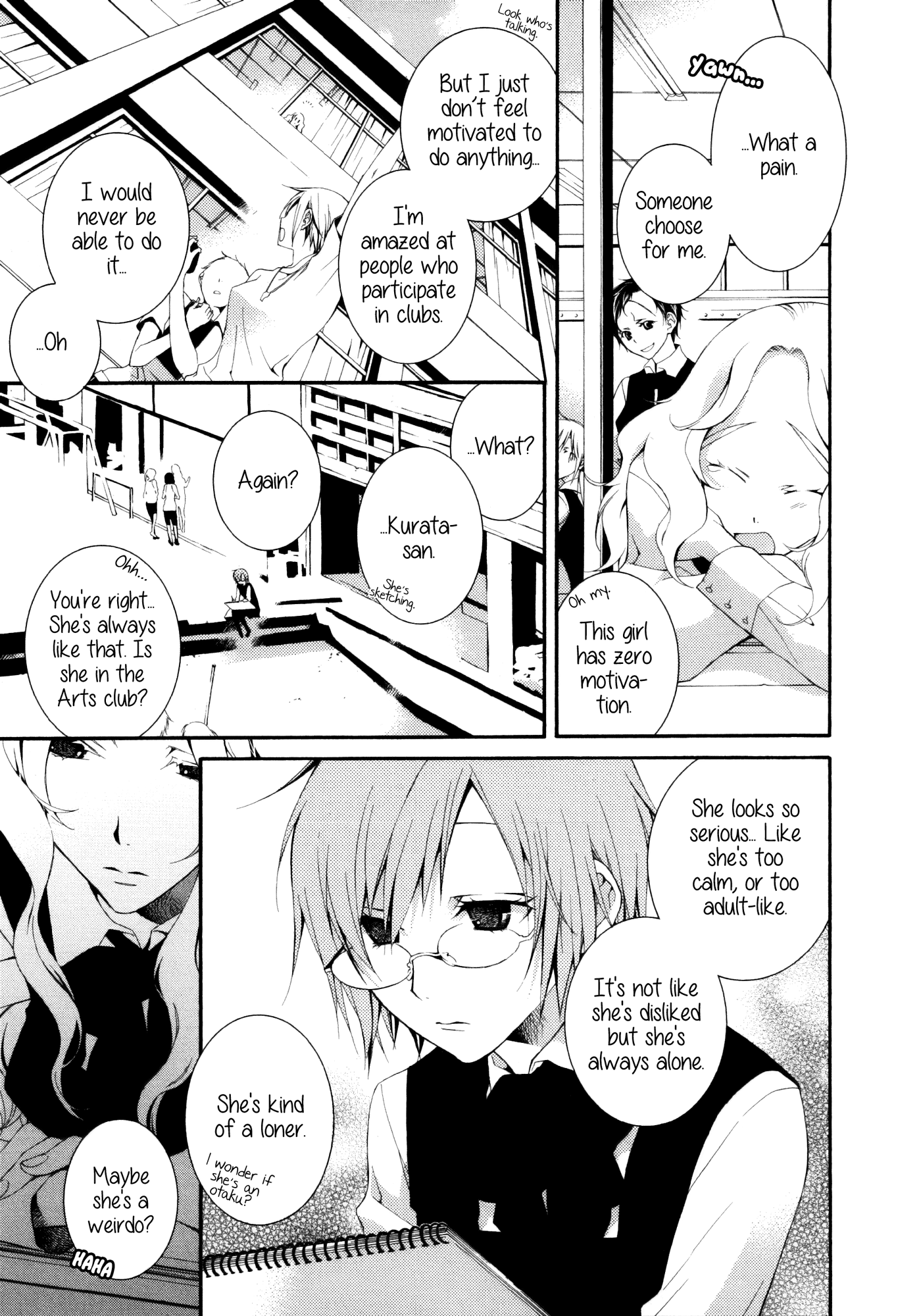 Voice of Her Fingertips Chapter 0.2 page 3 - Chapter 0 v2 : [Oneshot]