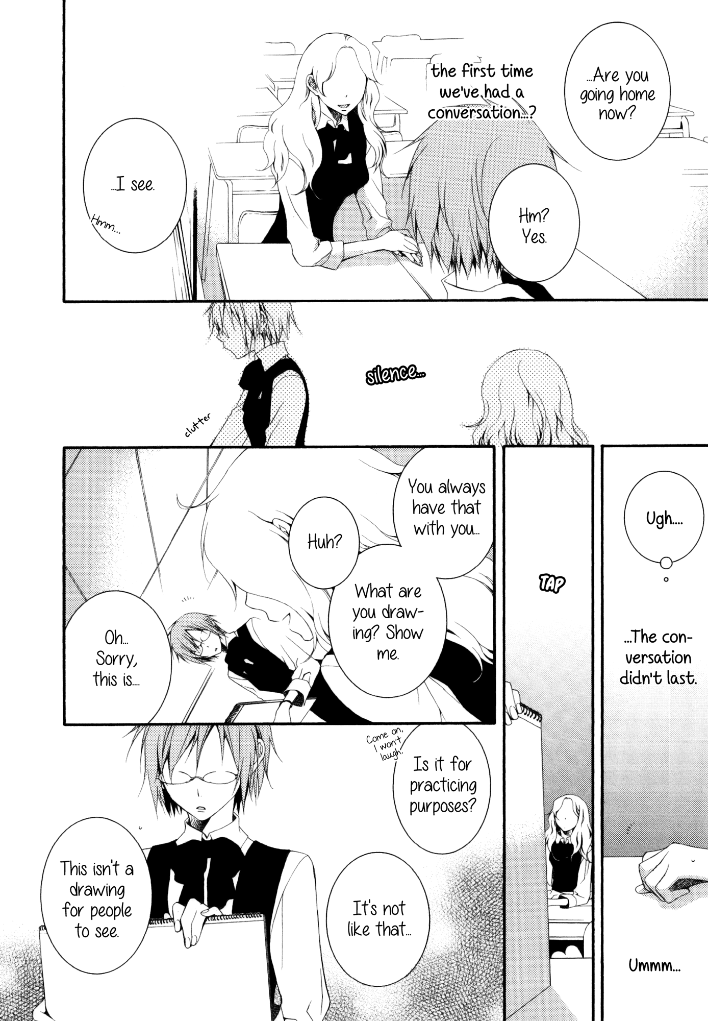 Voice of Her Fingertips Chapter 0.2 page 6 - Chapter 0 v2 : [Oneshot]