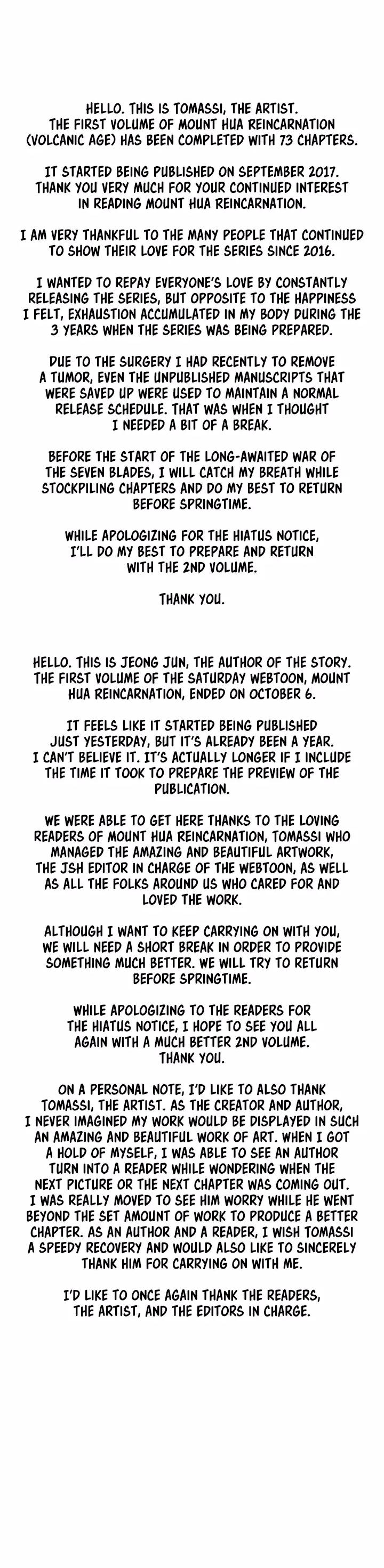 Volcanic Age Chapter 73 page 40 - Chapter 73