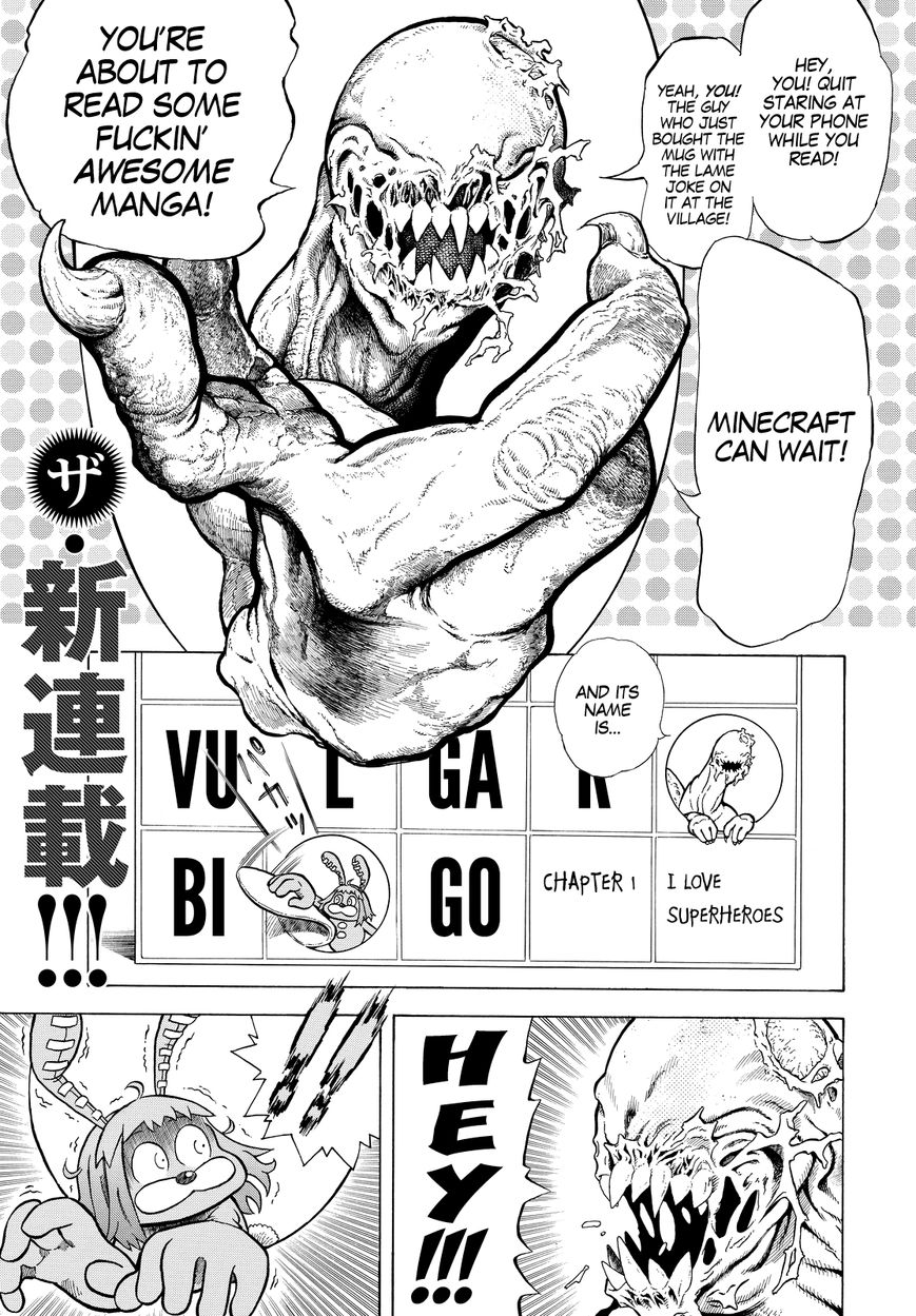 Vulgar Bingo Chapter 1 page 1 - Chapter 1 : I Love Superheroes