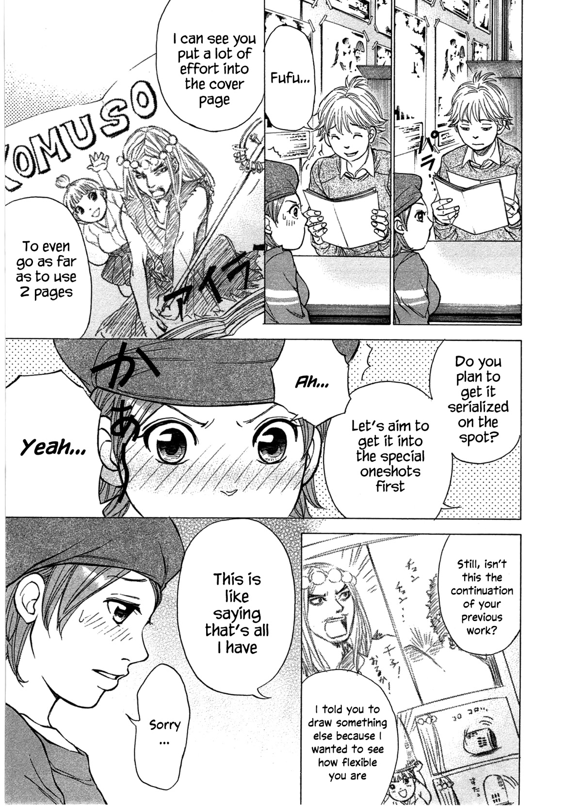 W x Y Chapter 38 page 11 - Chapter 38: Forward! Chihaya’s road to becoming a Mangaka!