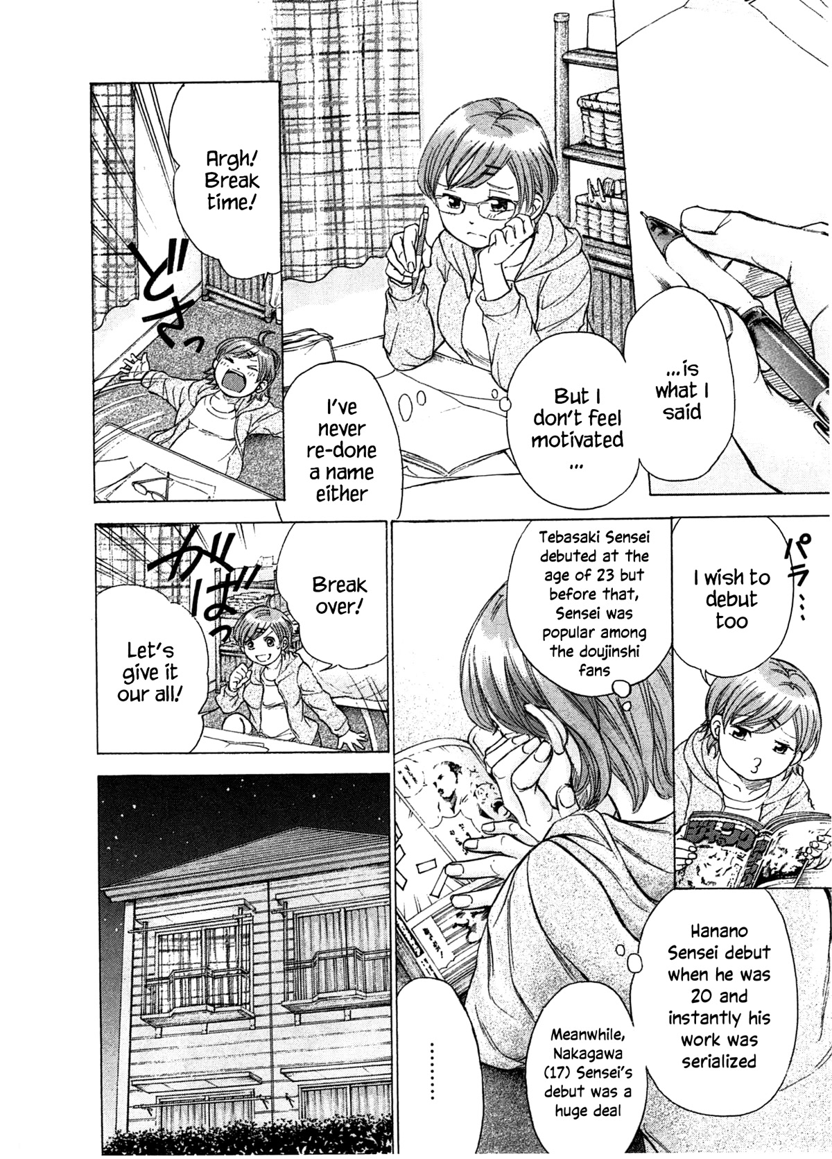 W x Y Chapter 38 page 14 - Chapter 38: Forward! Chihaya’s road to becoming a Mangaka!