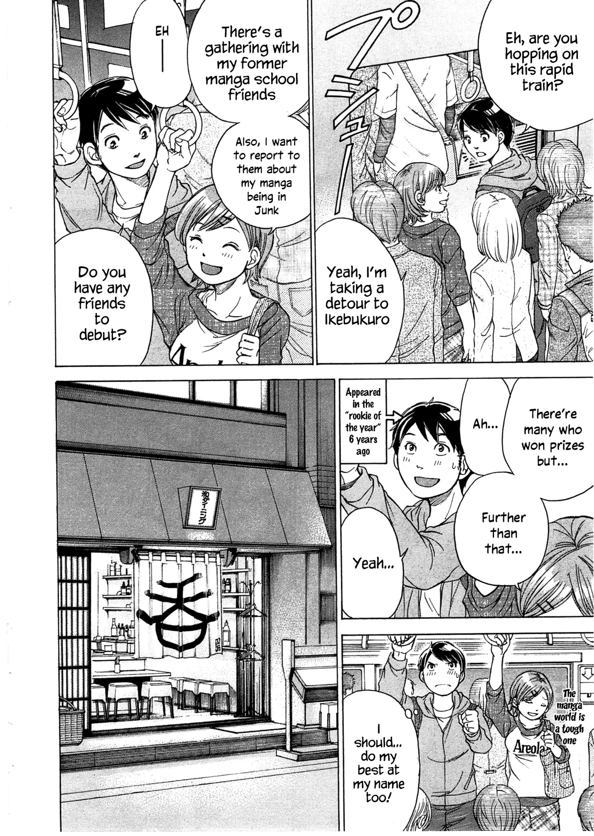 W x Y Chapter 38 page 18 - Chapter 38: Forward! Chihaya’s road to becoming a Mangaka!