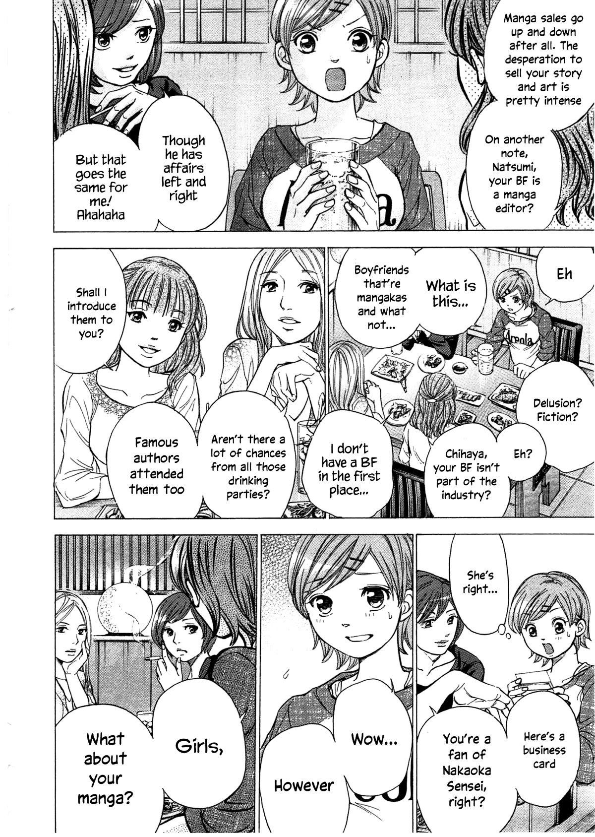 W x Y Chapter 38 page 20 - Chapter 38: Forward! Chihaya’s road to becoming a Mangaka!