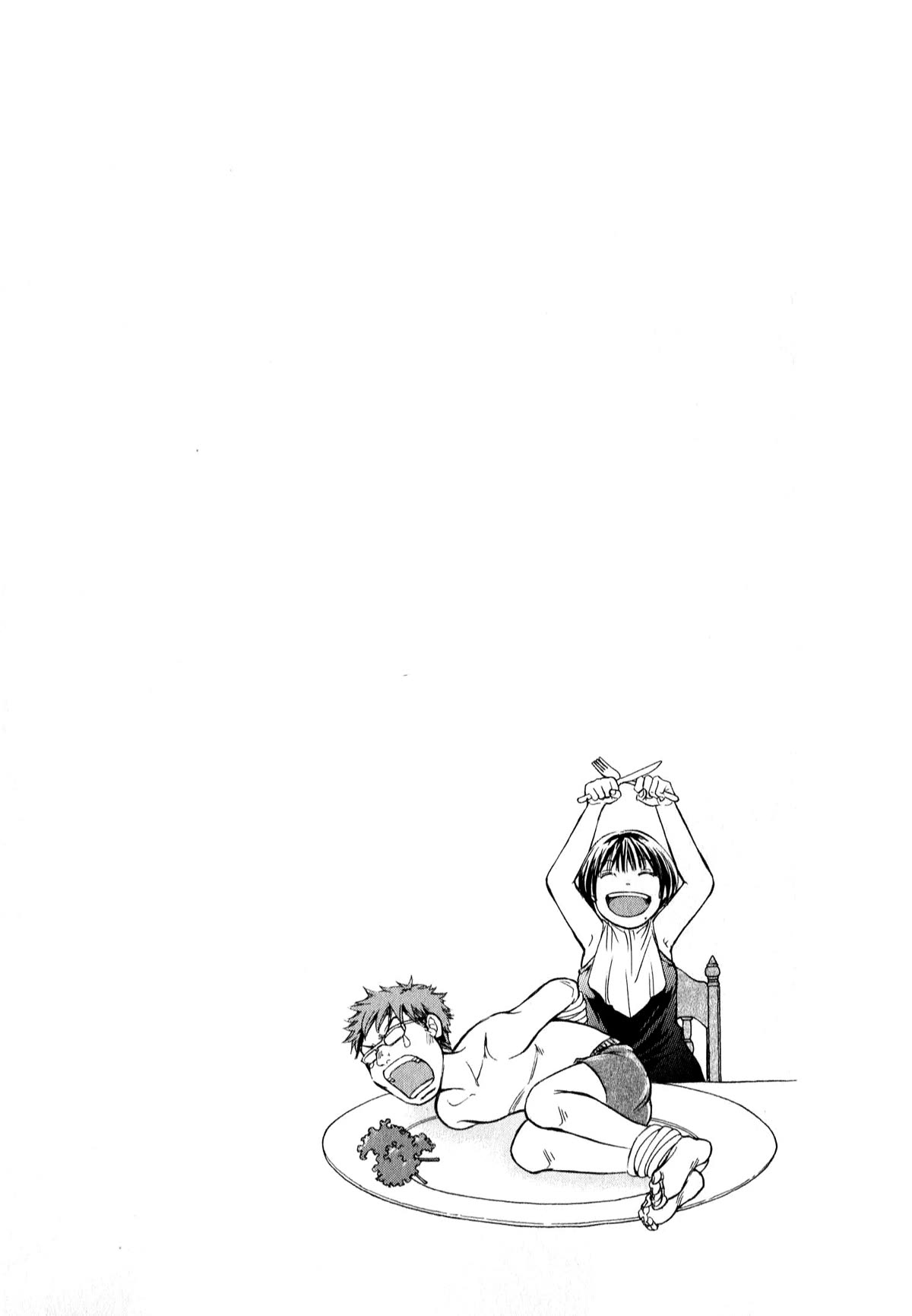W x Y Chapter 57 page 2 - Chapter 57: Look up! Bent over in depression!