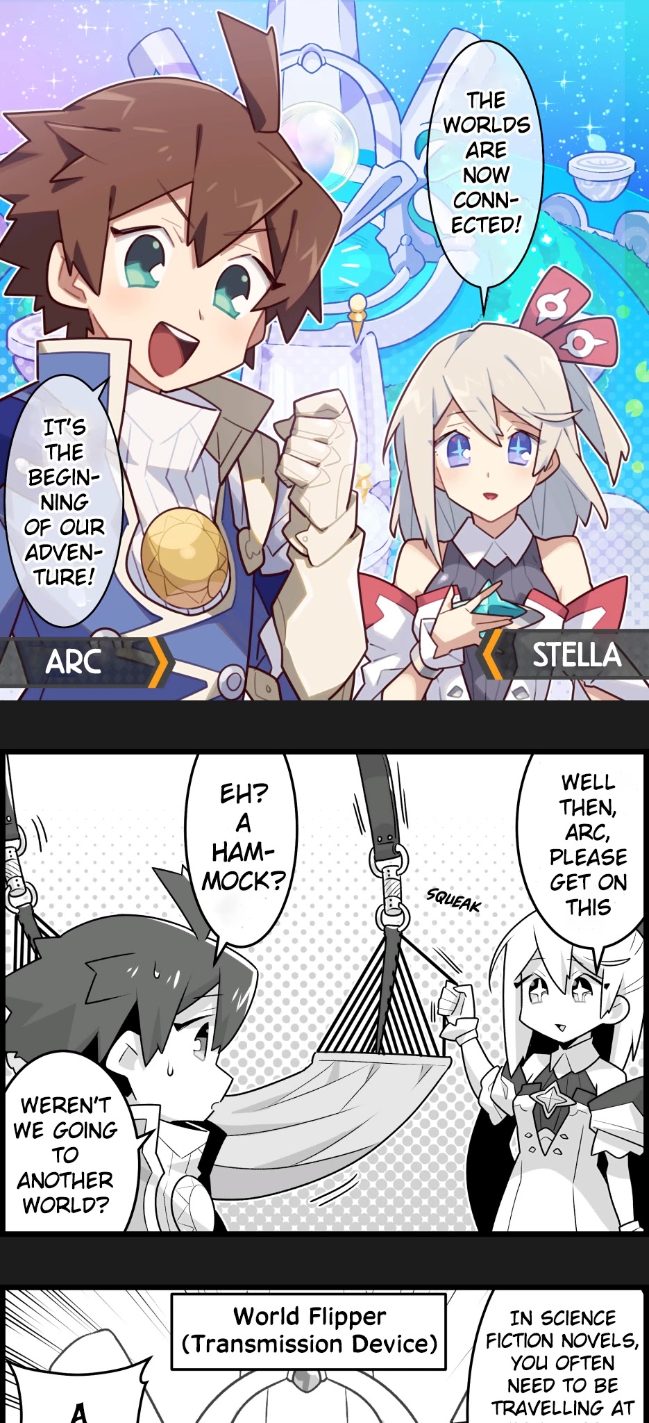 Waafuri World Chapter 1 page 1 - Chapter 1: Setting Off Into the World(s)