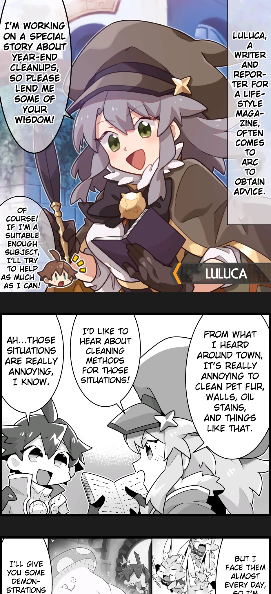 Waafuri World Chapter 15 page 1 - Chapter 15: Luluca's Debut