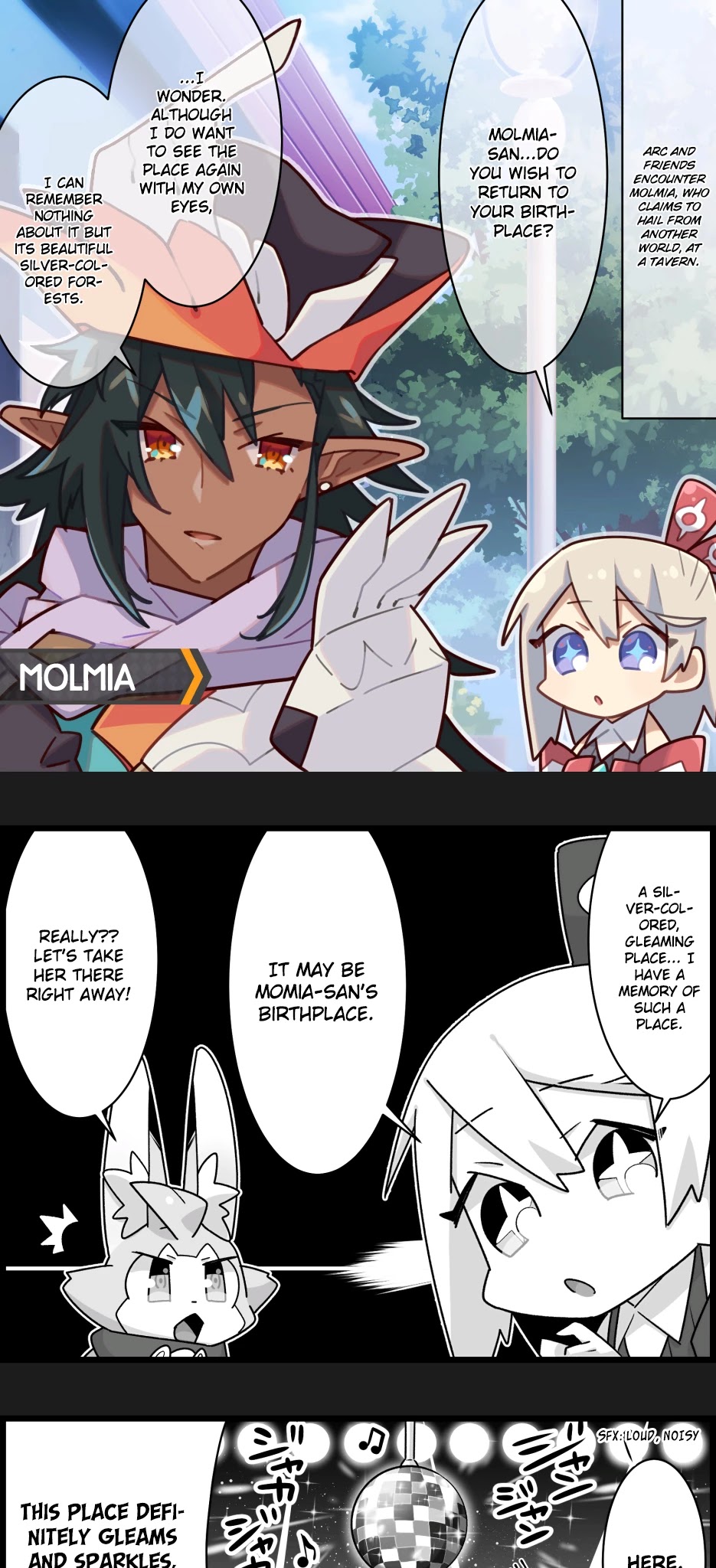 Waafuri World Chapter 30 page 1 - Chapter 30: Molmia's Debut