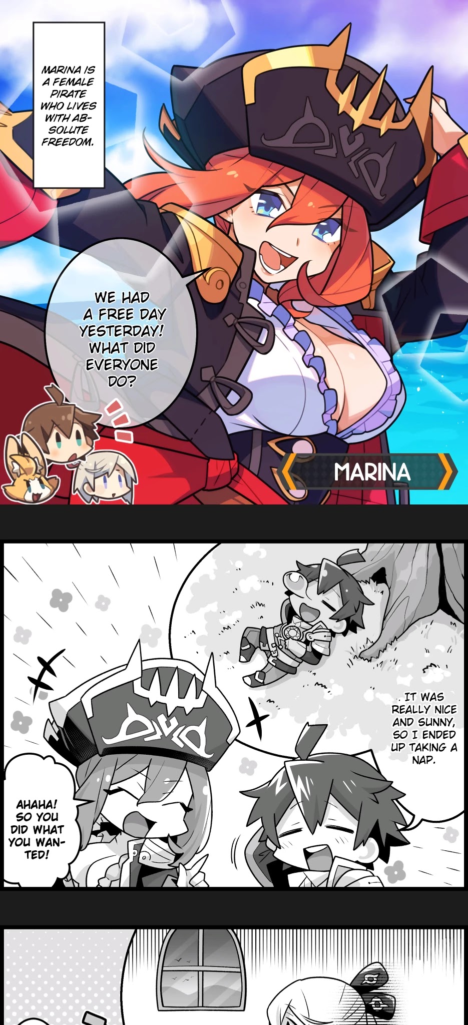 Waafuri World Chapter 33 page 1 - Chapter 33: Marina's Debut