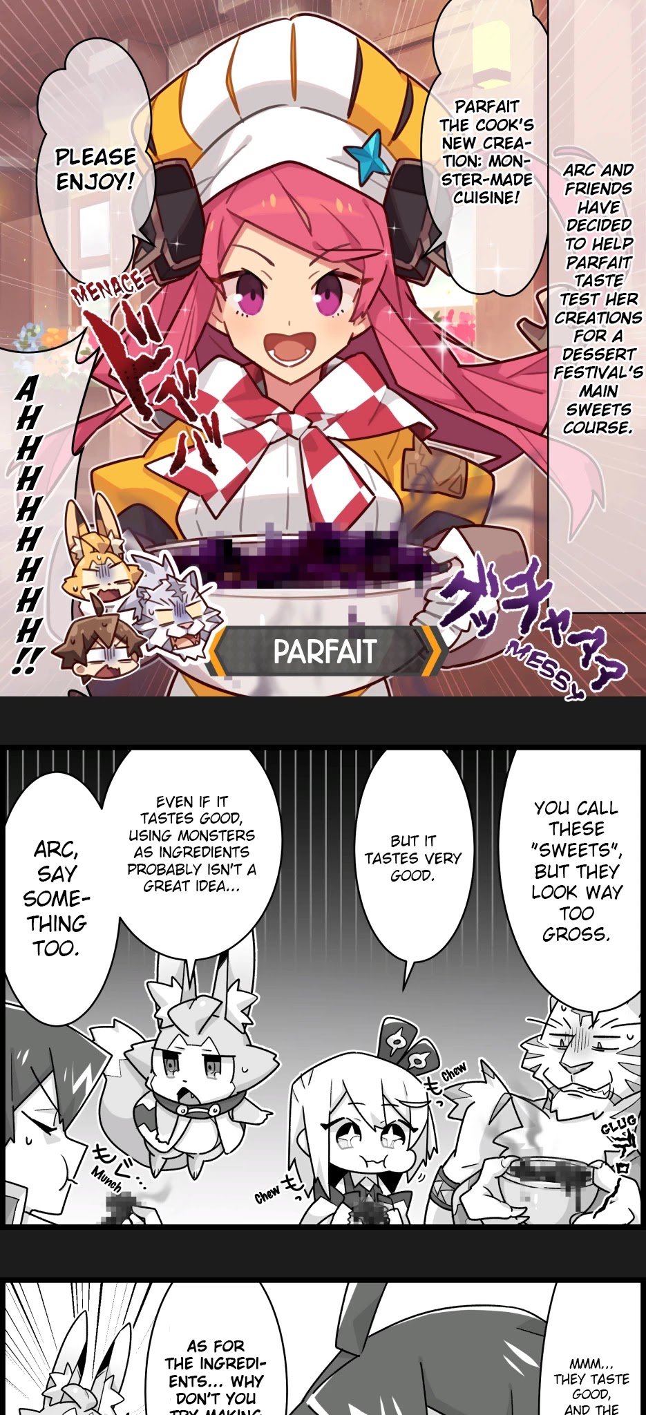 Waafuri World Chapter 39 page 1 - Chapter 39: Parfait's Debut