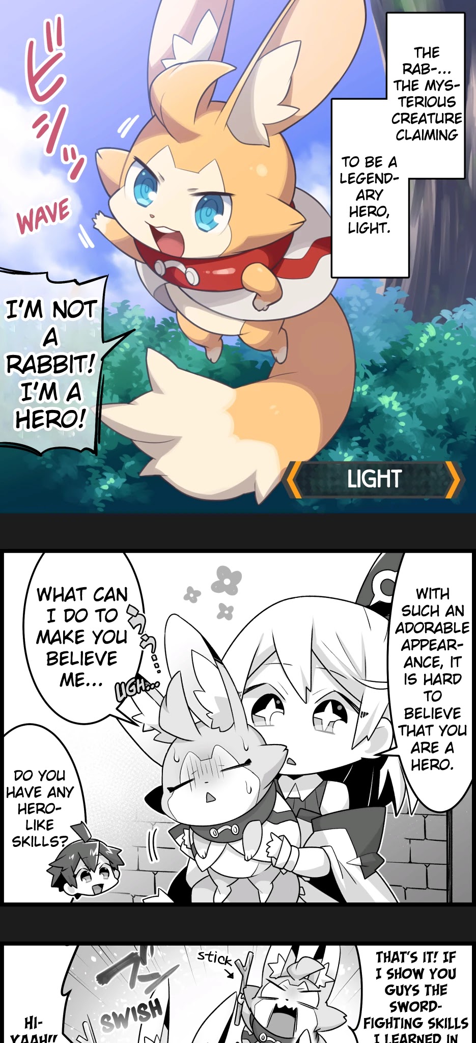 Waafuri World Chapter 4 page 1 - Chapter 4: Light's Debut